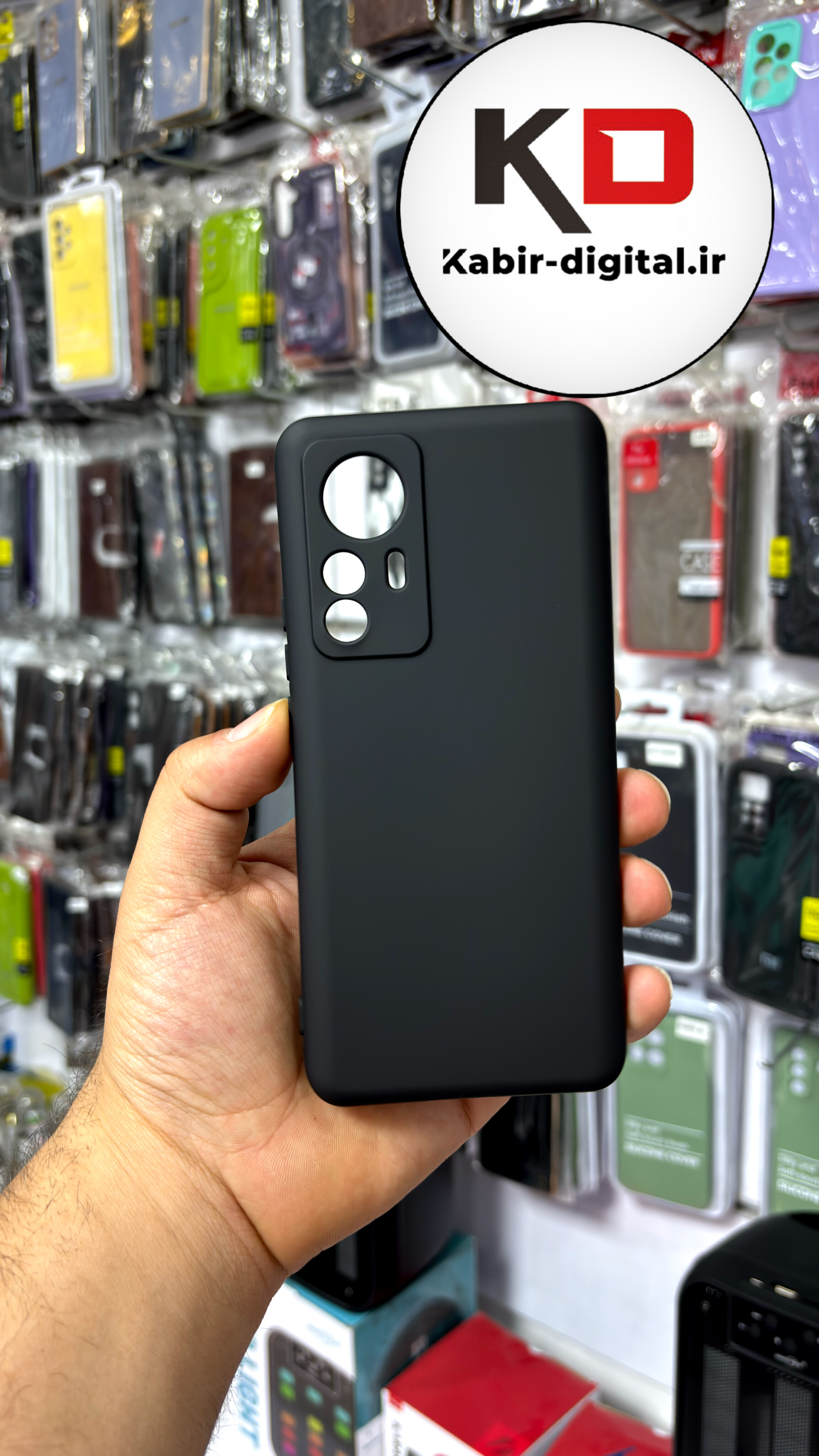 قاب گوشی MI 12T / MI 12T Pro شیائومی سیلیکونی های کپی زیر بسته محافظ لنزدار مشکی
