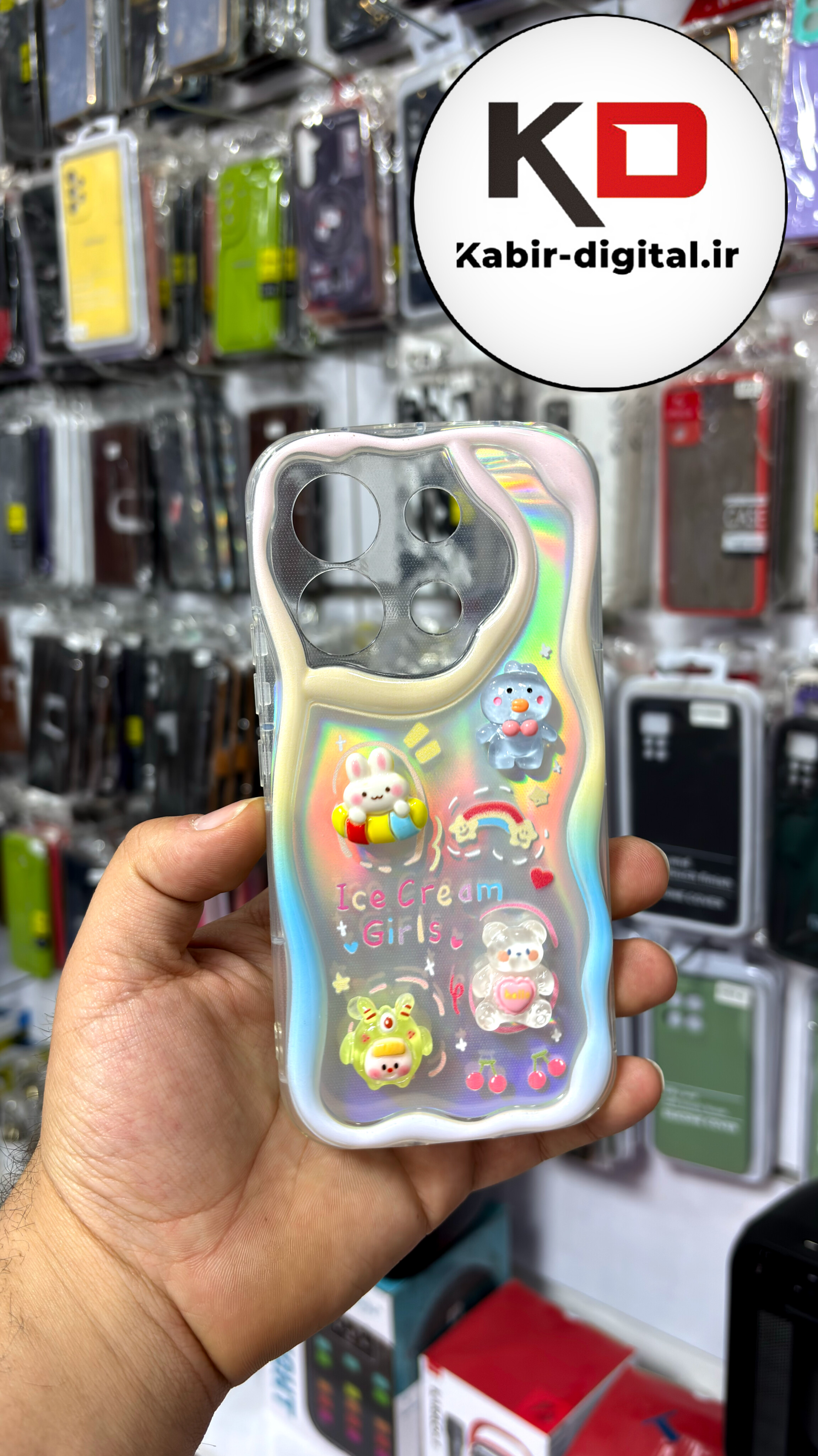 قاب گوشی Note 13 pro 5g  / POCO X6 شیائومی طرح سیلیکونی Solid عروسکی منحنی برجسته محافظ لنزدار