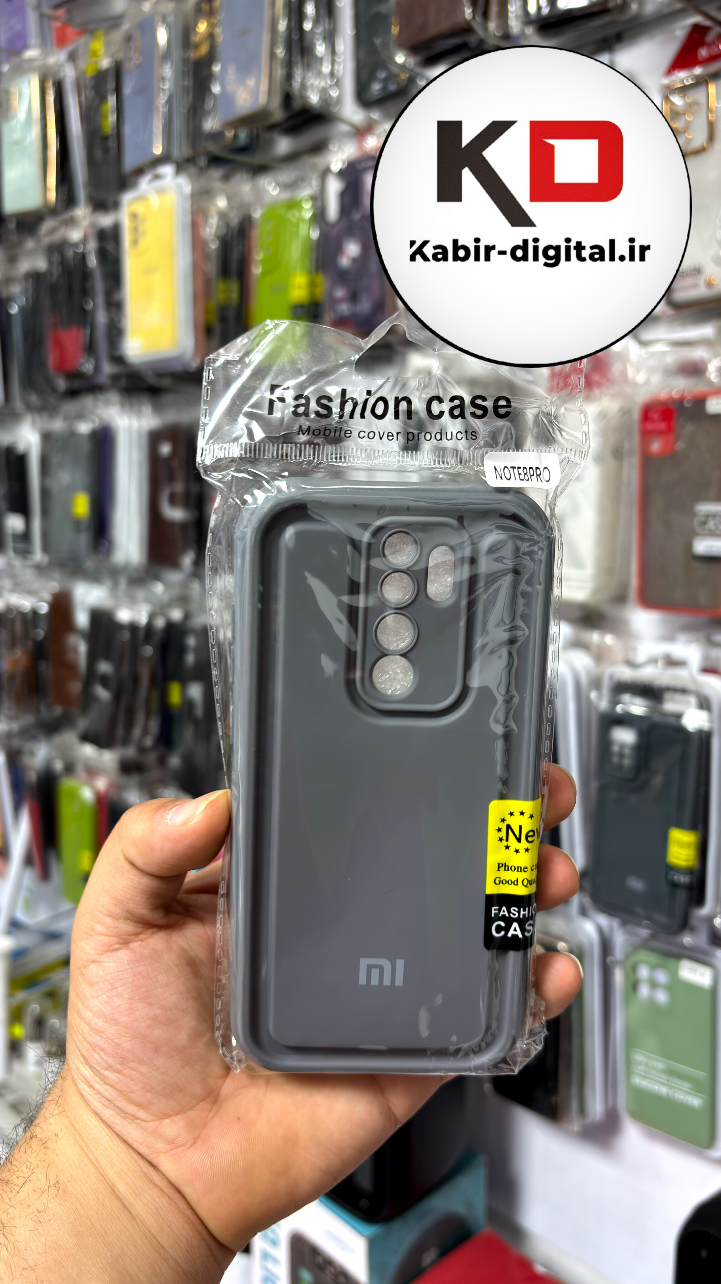 قاب گوشی Redmi Note 8 Pro شیائومی طرح سیلیکونی Solid جدید محافظ لنزدار طوسی