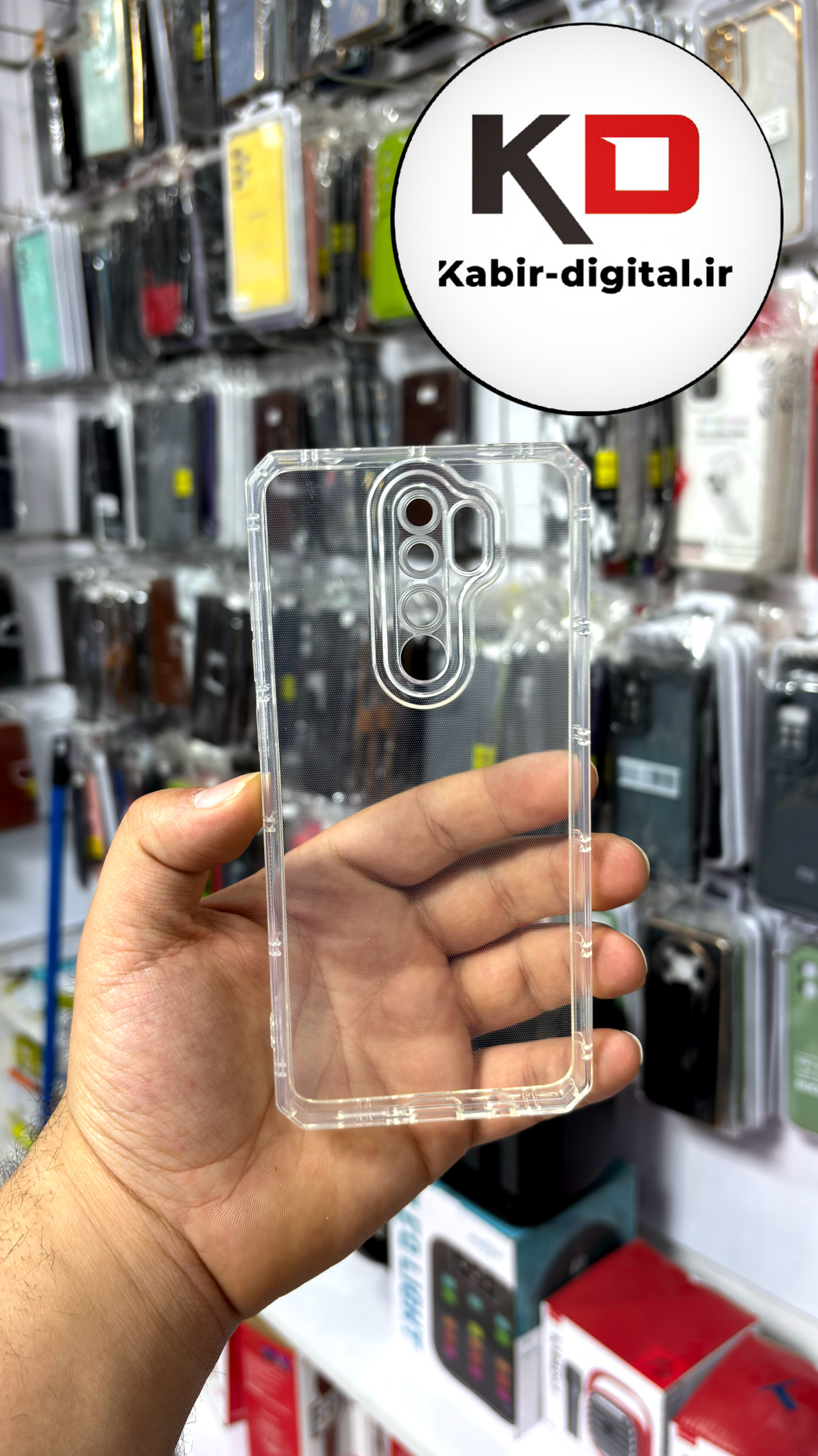 قاب گوشی Redmi Note 8 Pro شیائومی طرح شفاف ژله ایی محافظ لنزدار