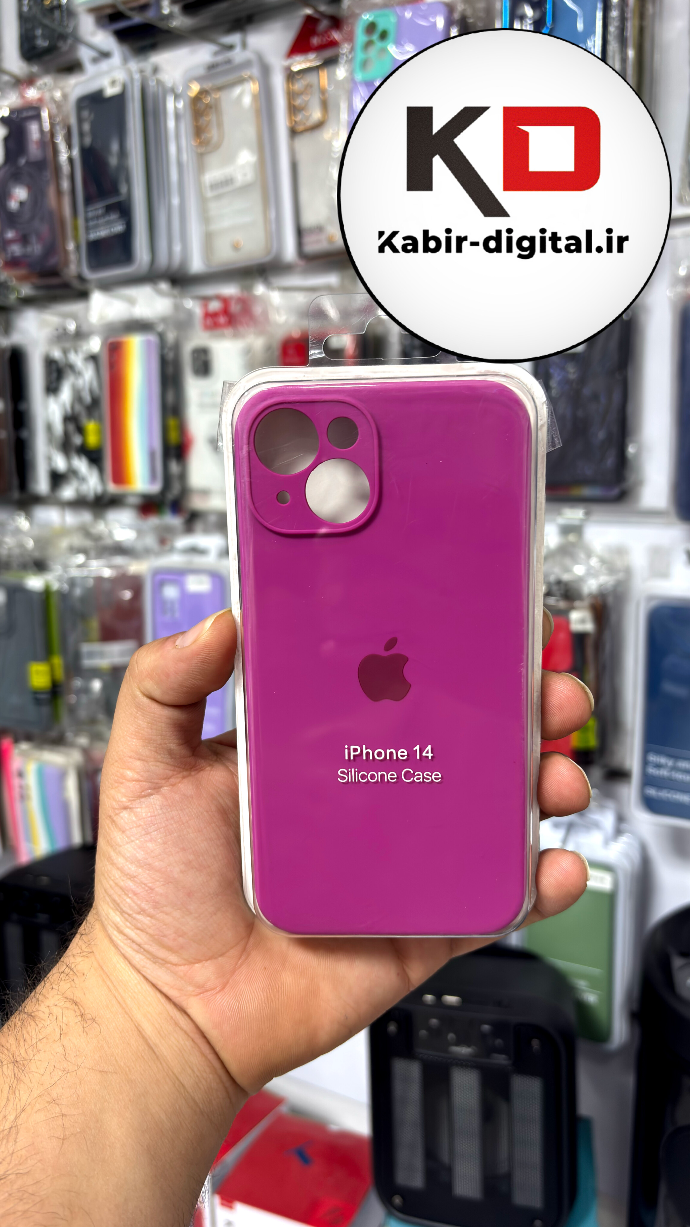 قاب گوشی iPhone 13/14/ آیفون سیلیکونی اورجینال پاک کنی  درجه یک زیربسته محافظ لنز دار سرخ آبی
