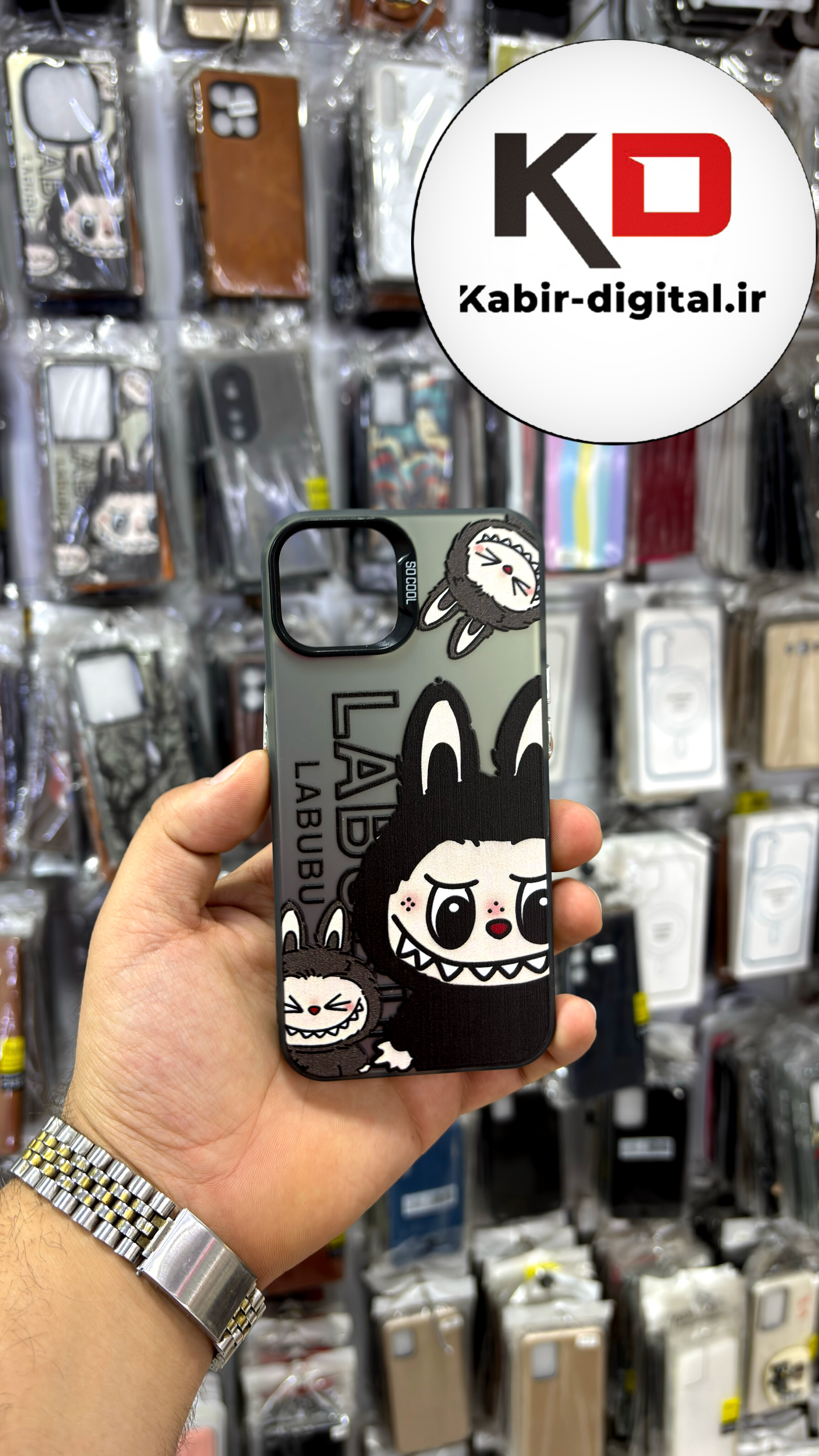 قاب گوشی  iPhone 13/14/15 آیفون So CooL سوکول اورجینال فانتزی طرح فانتزی لبوبو