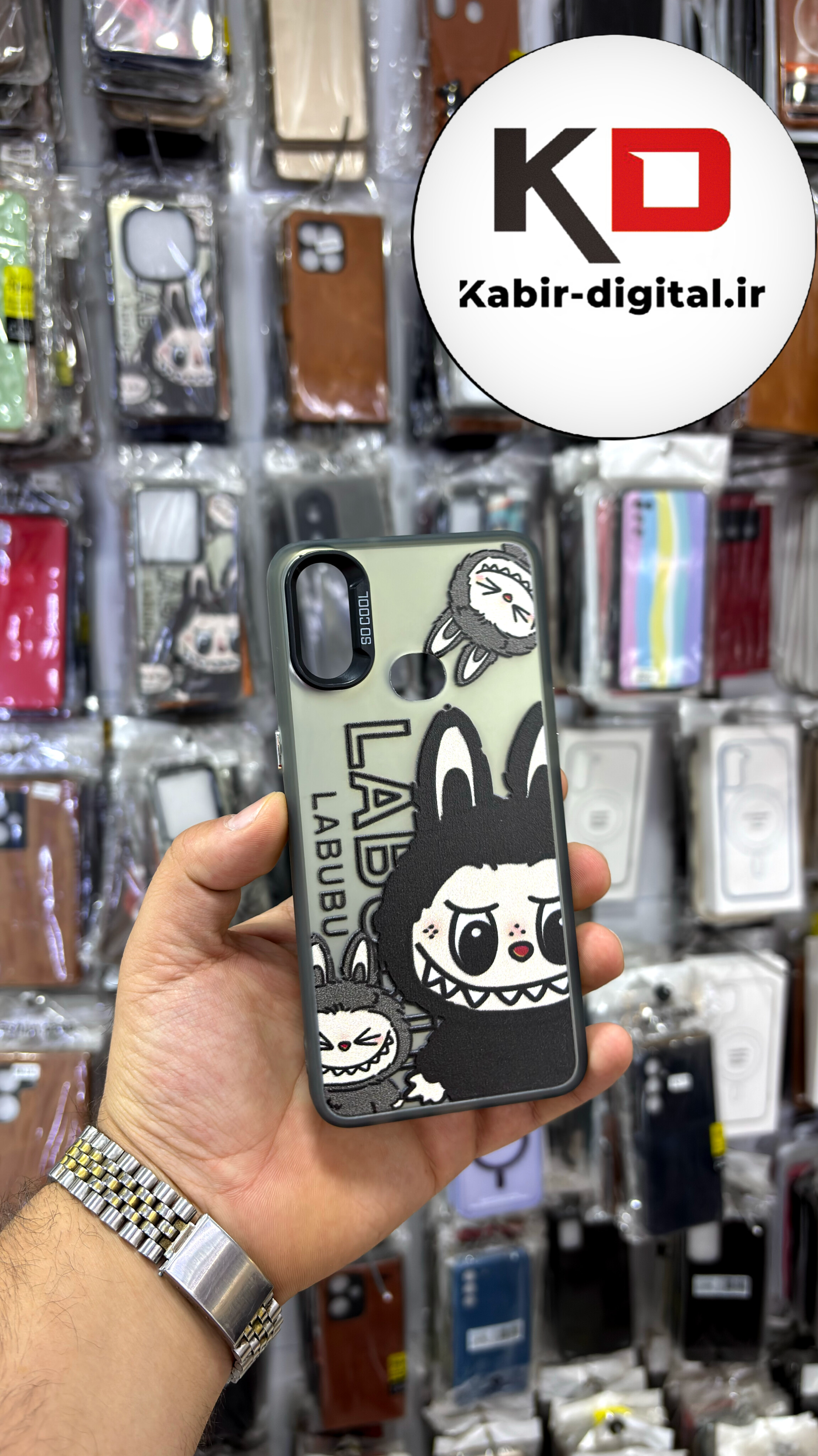قاب گوشی Galaxy A10s سامسونگ So CooL سوکول اورجینال فانتزی دور مات دکمه کرومی طرح لبوبو