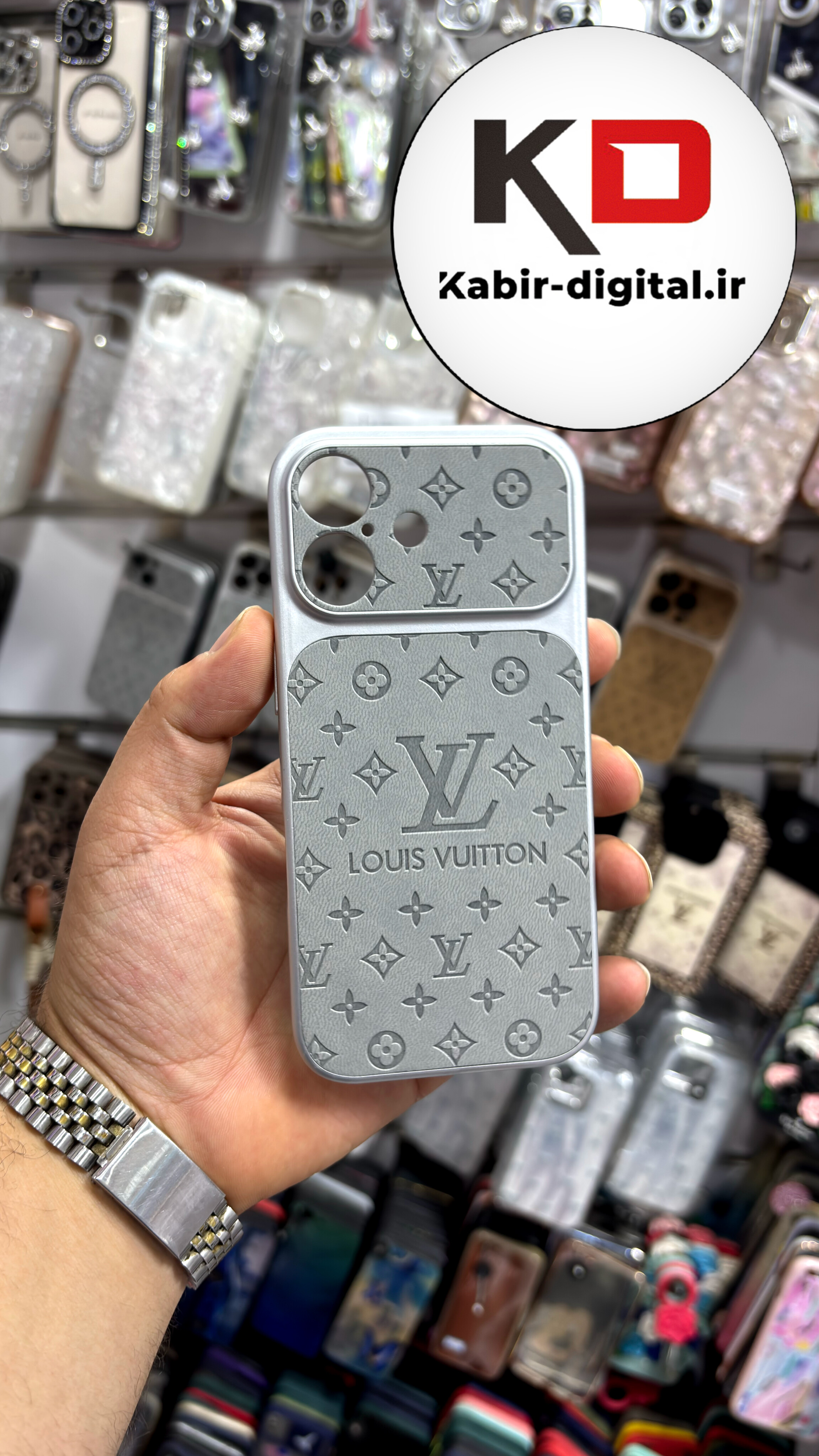قاب گوشی iPhone 17 آیفون لویی ویتون سیلیکونی اورجینال