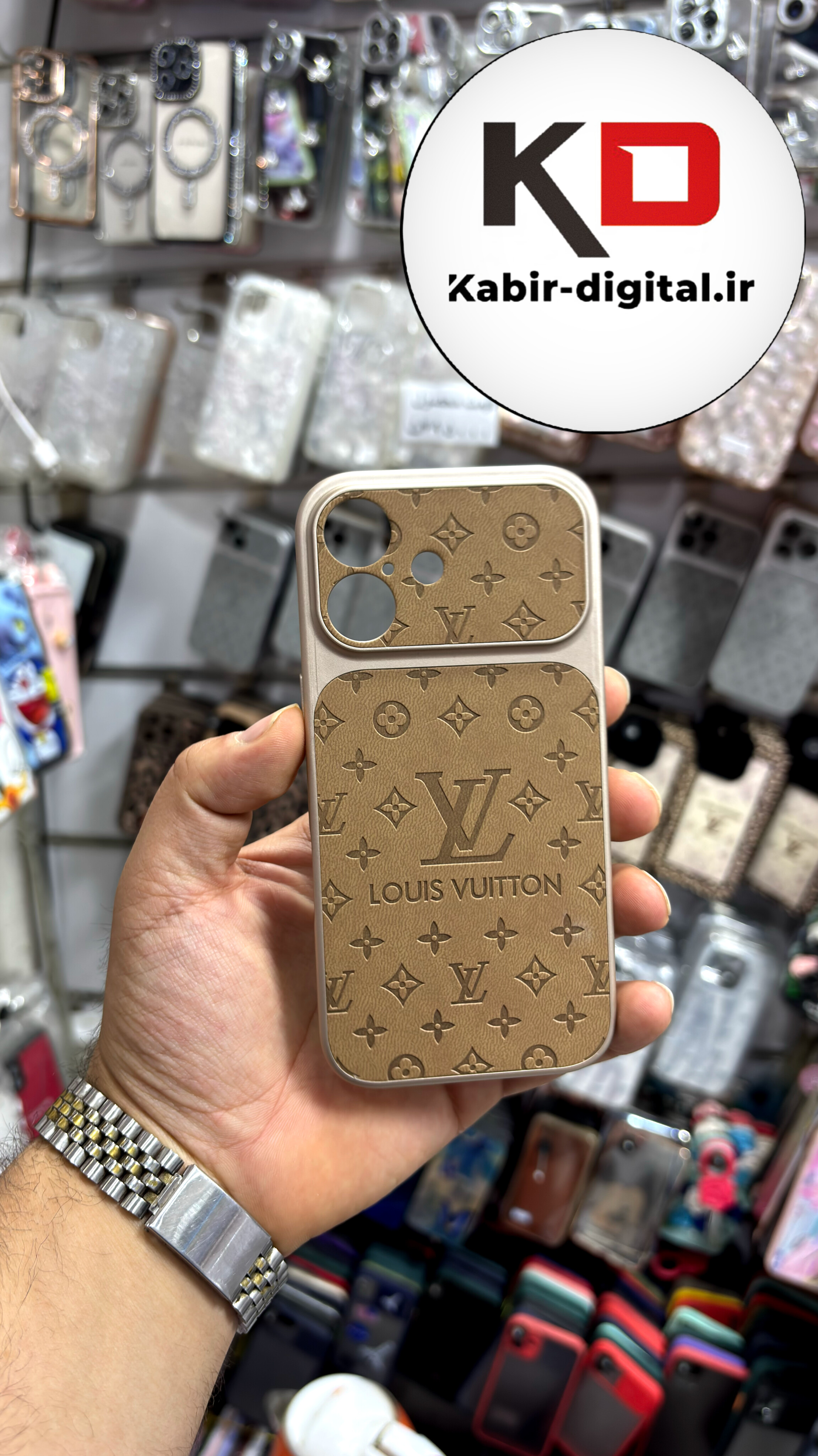 قاب گوشی iPhone 16 آیفون لویی ویتون سیلیکونی اورجینال
