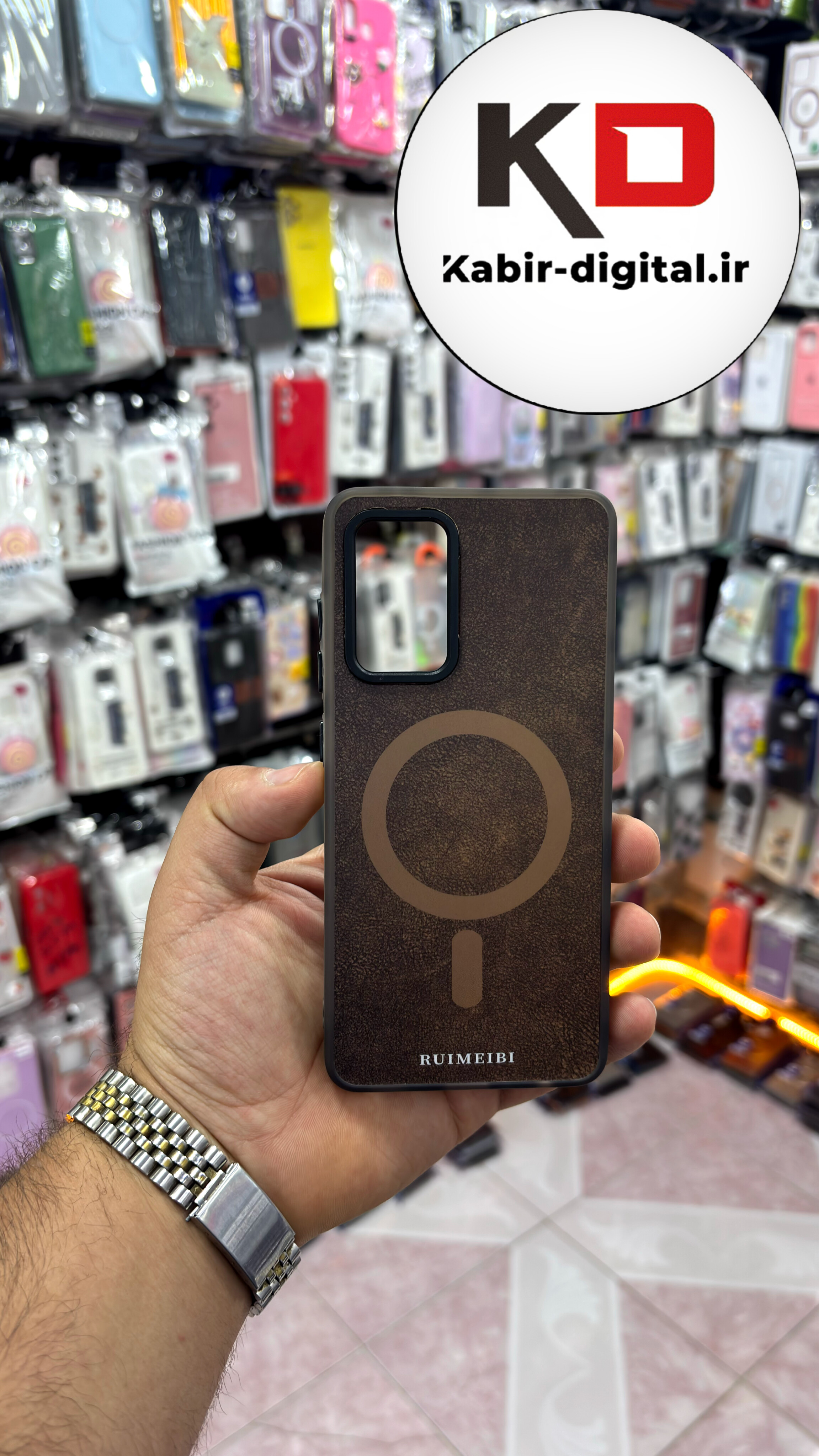 قاب گوشی Galaxy A52 سامسونگ مخمل سیلیکونی طرح مگ سیف Magsafe اسپرت