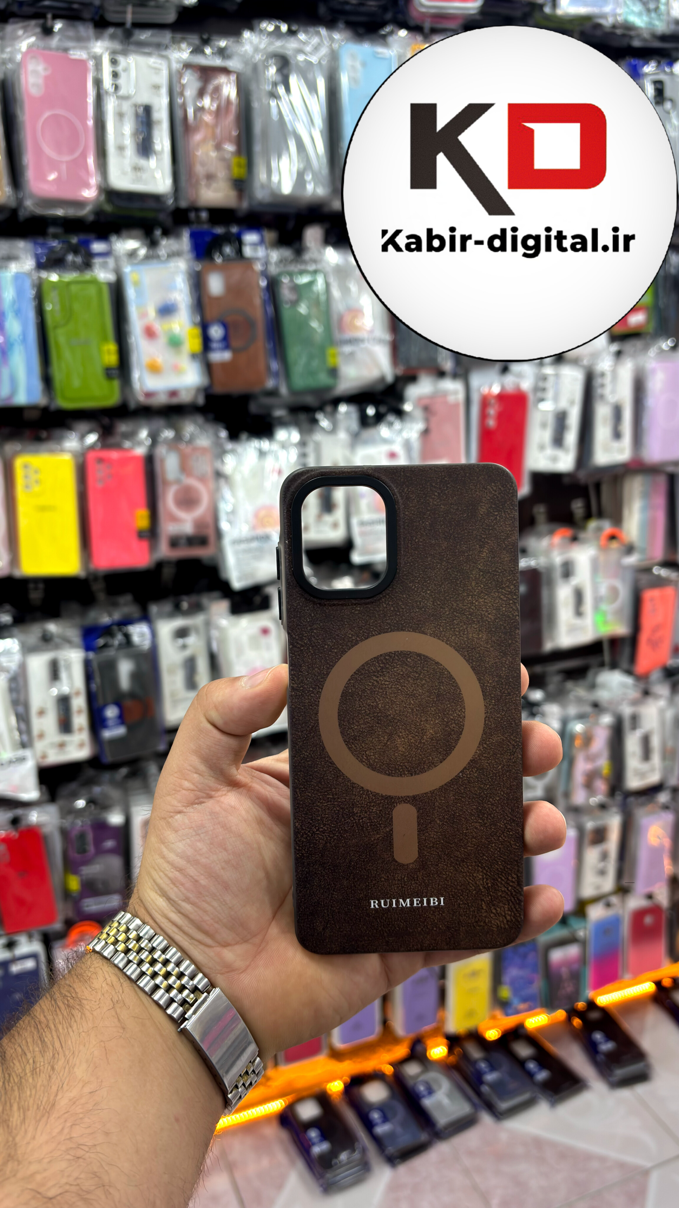 قاب گوشی Galaxy A07 سامسونگ مخمل سیلیکونی طرح مگ سیف Magsafe اسپرت