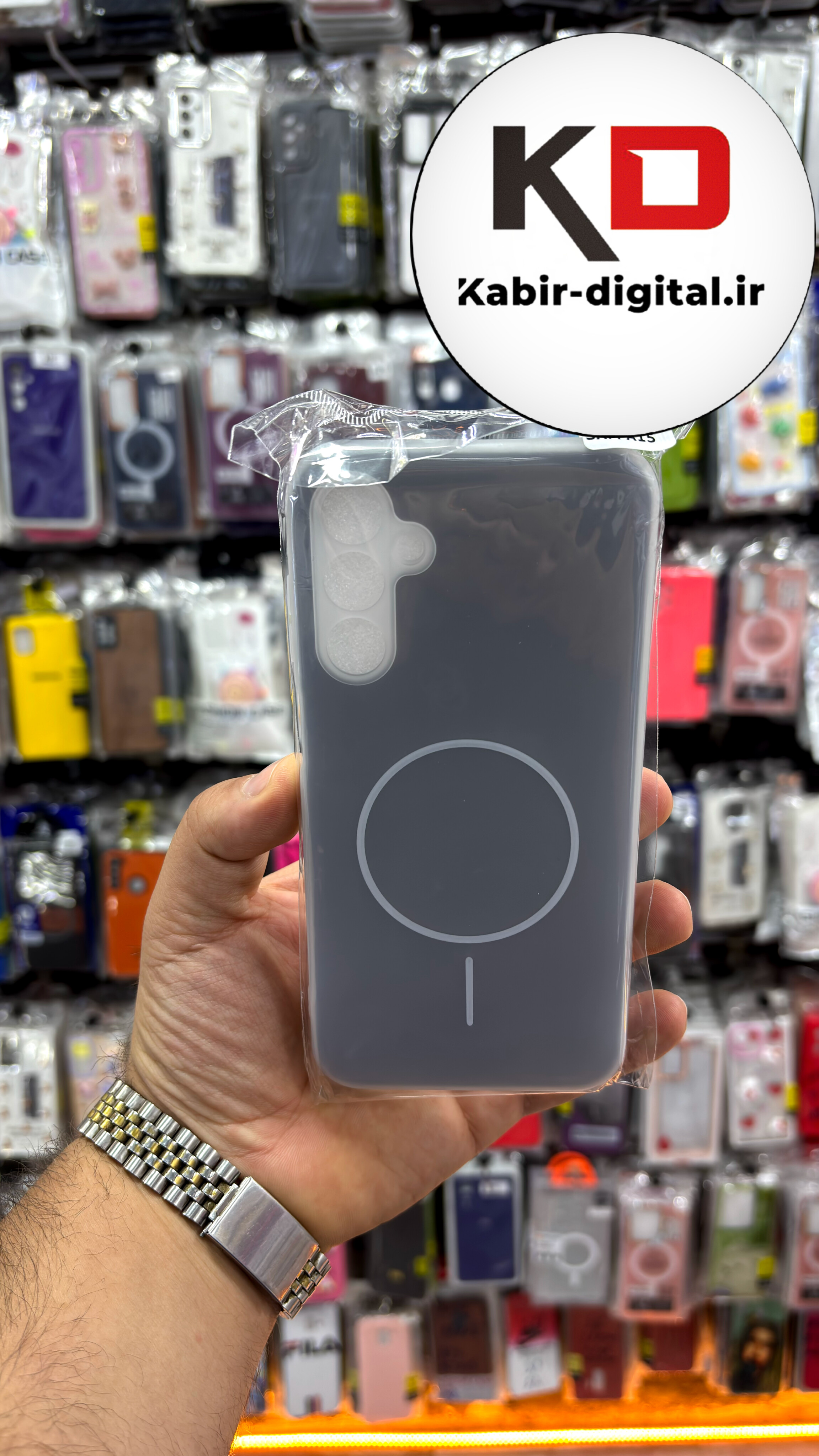 قاب گوشی Galaxy A15 سامسونگ اورجینال سیلیکونی طرح مگ سیف محافظ لنزدار رنگ پاستیلی