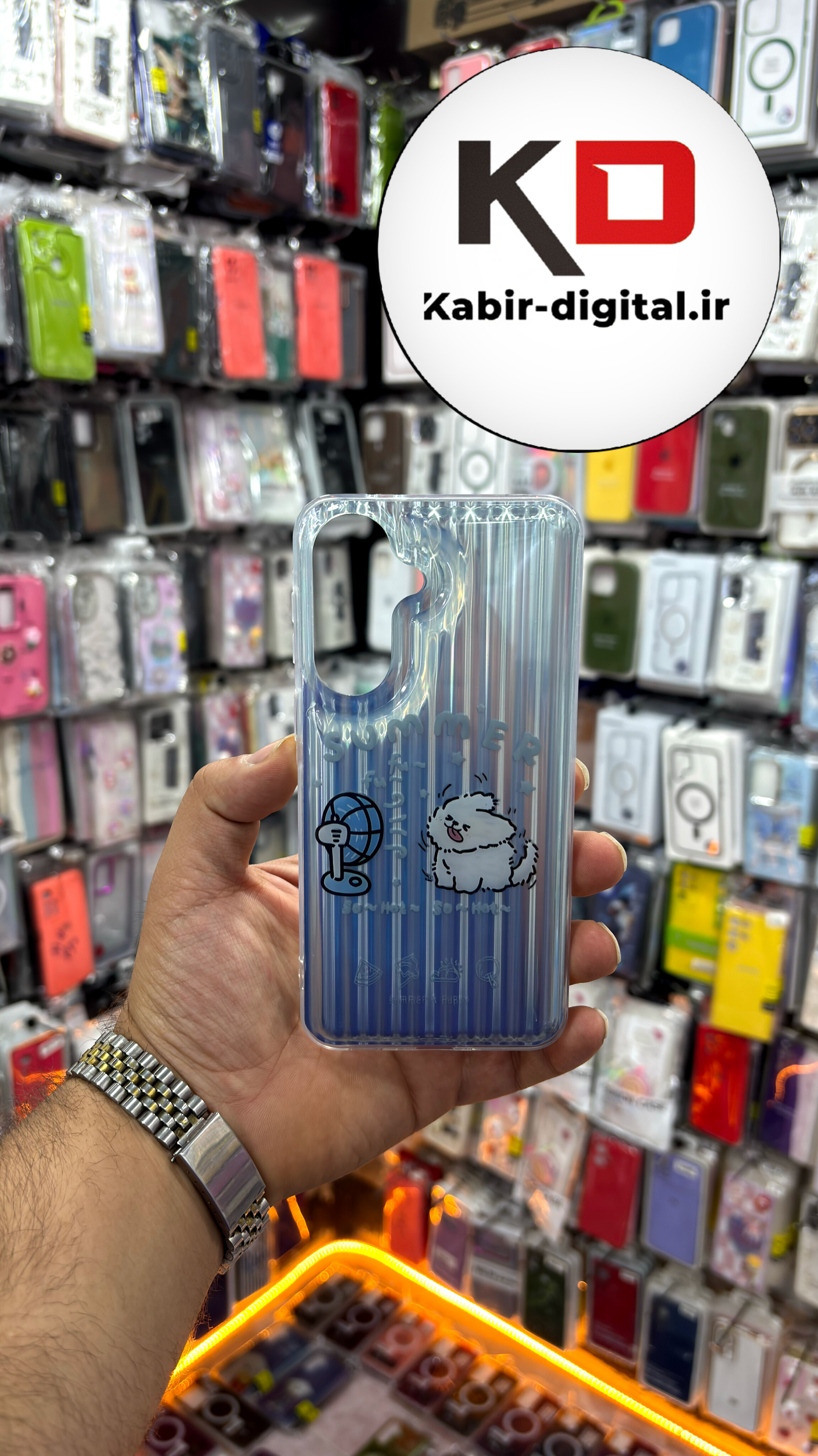 قاب گوشی Galaxy A37 سامسونگ طرح ضد ضربه هولوگرافیک چند بعدی لاکچری طرح عروسکی تدی