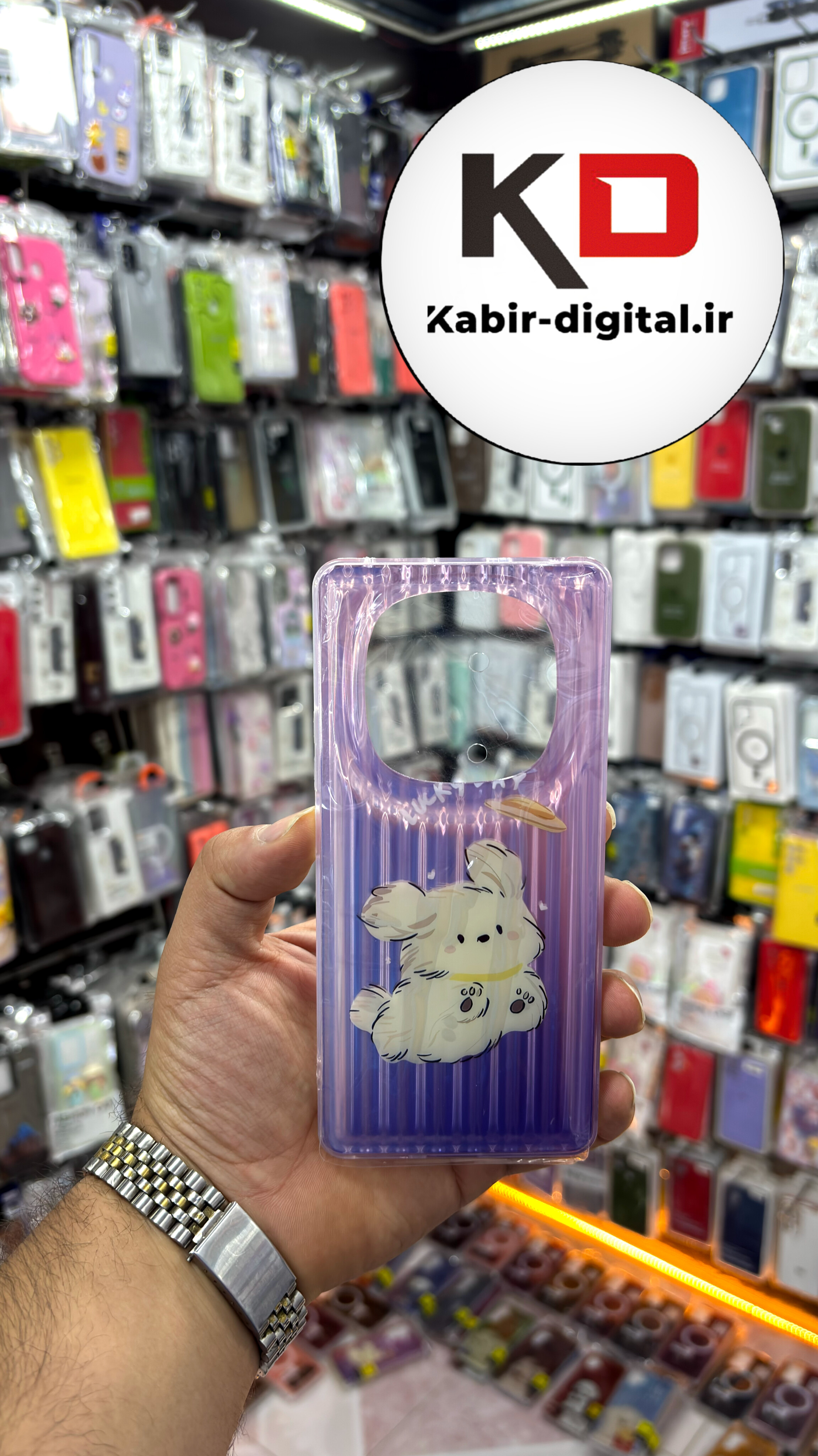 قاب  گوشی Redmi Note 14 Pro 4G /Note 14 Pro 5G / Note 14 Pro Plus/ POCO X7 شیائومی طرح ضد ضربه هولوگرافیک چند بعدی لاکچری طرح عروسکی تدی