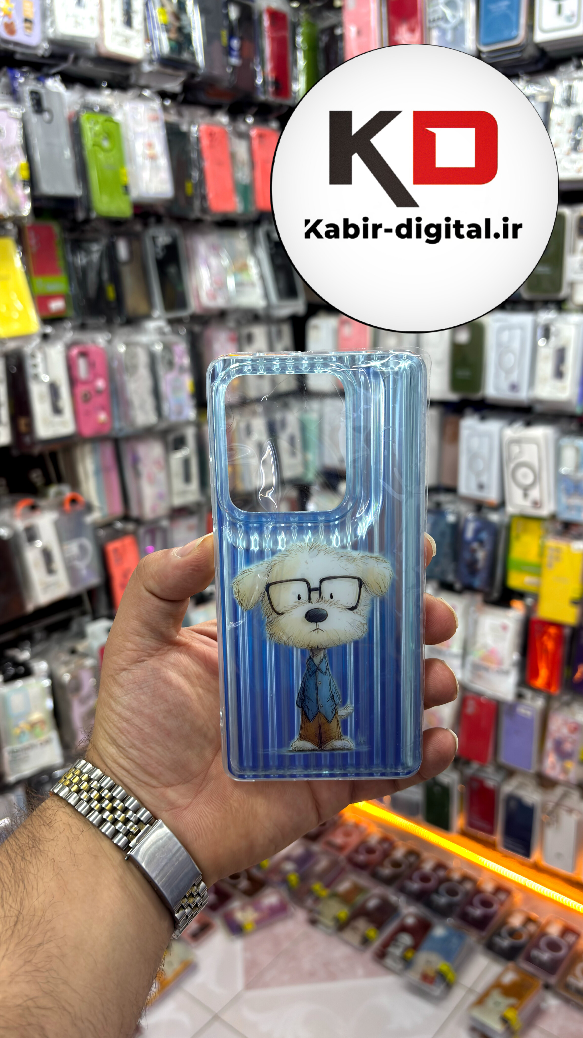 قاب گوشی Redmi  Note 13 pro 4g /POCO M6 pro/ Note 14s شیائومی طرح ضد ضربه هولوگرافیک چند بعدی لاکچری طرح عروسکی تدی