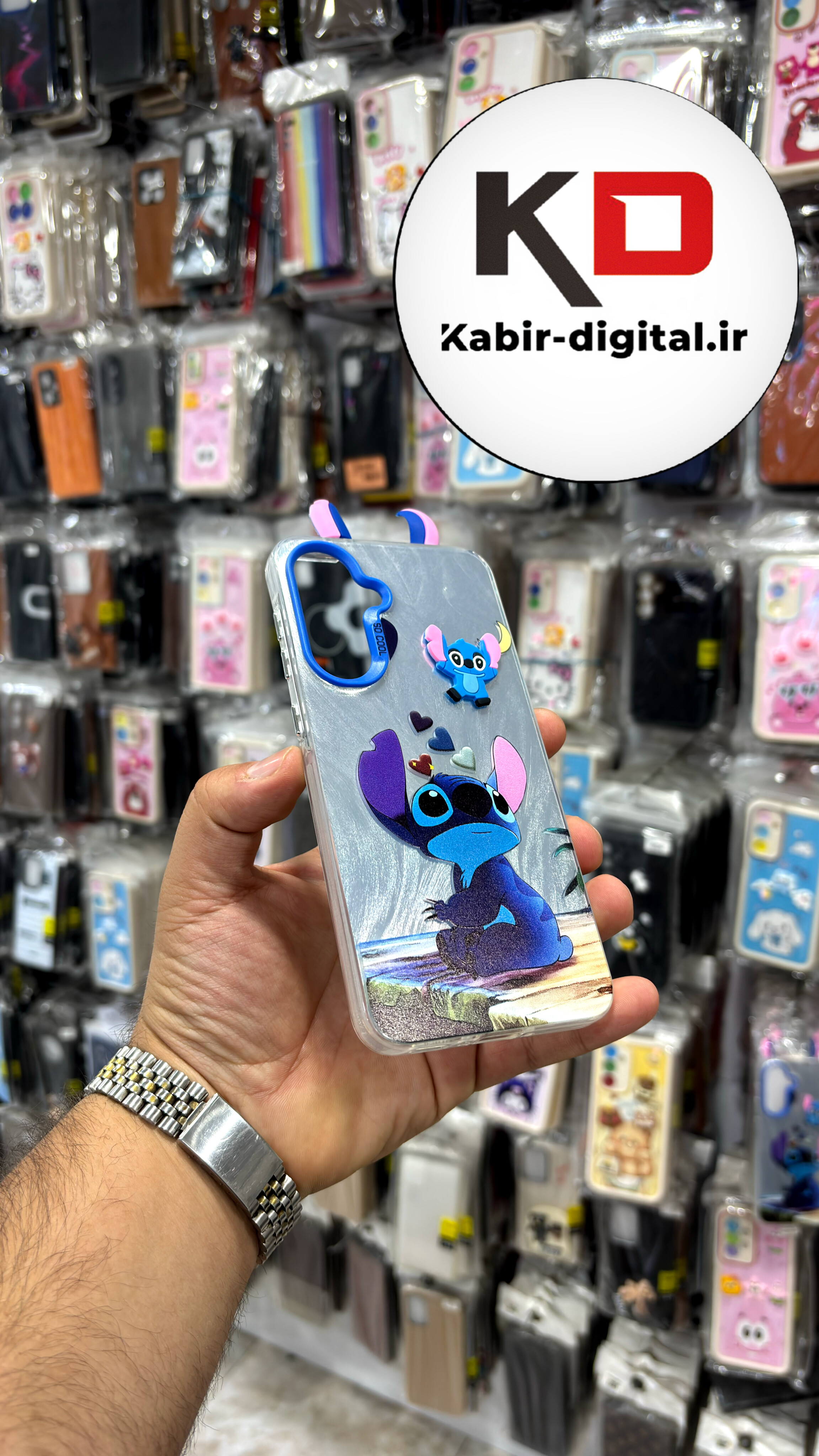 قاب گوشی Galaxy A26/A17/A16 سامسونگ So Cool عروسکی گوشدار برجسته استیج نقره ای