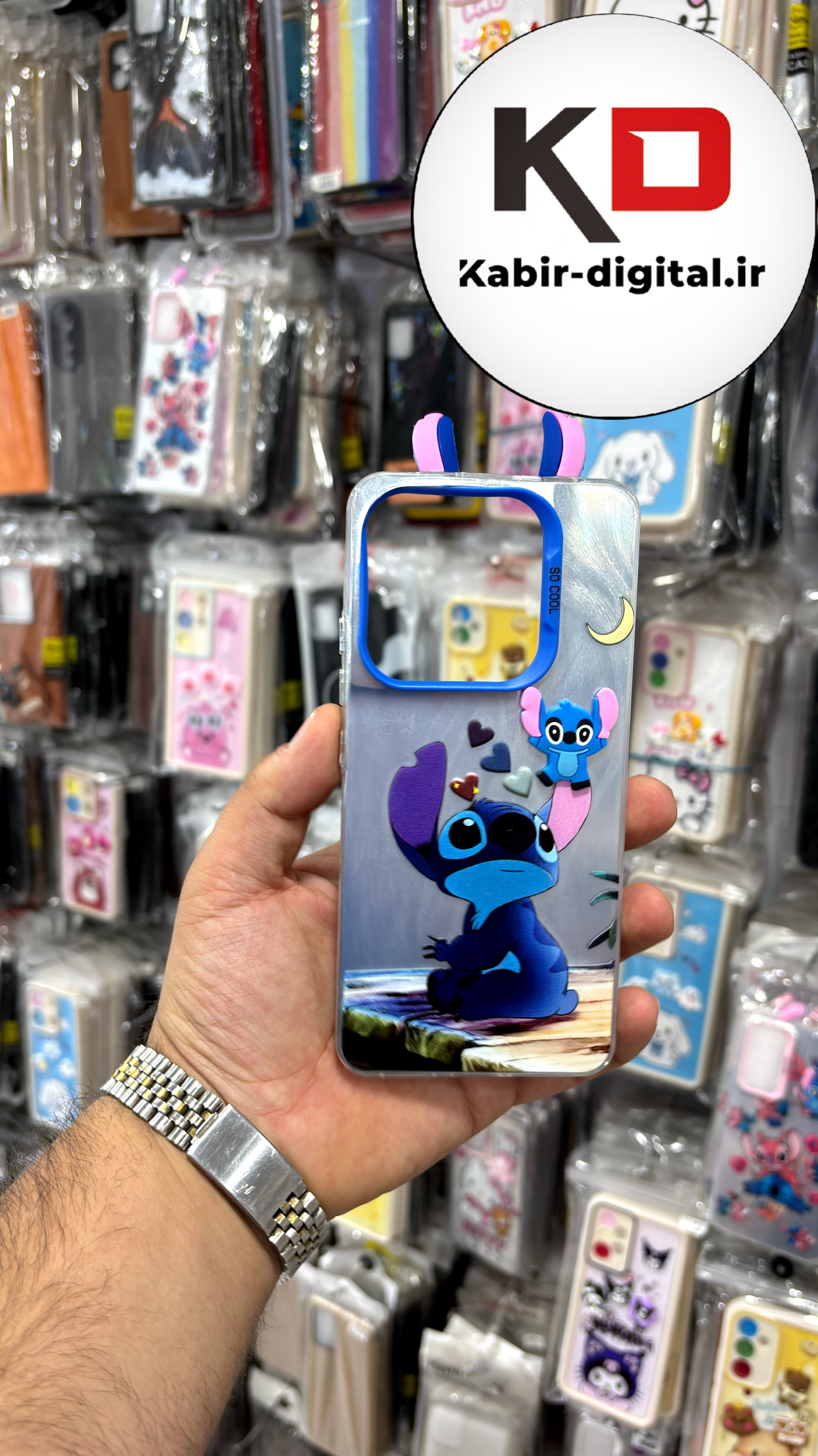 قاب گوشی Redmi Note 14 4G شیائومی So Cool عروسکی گوشدار برجسته استیج نقره ای