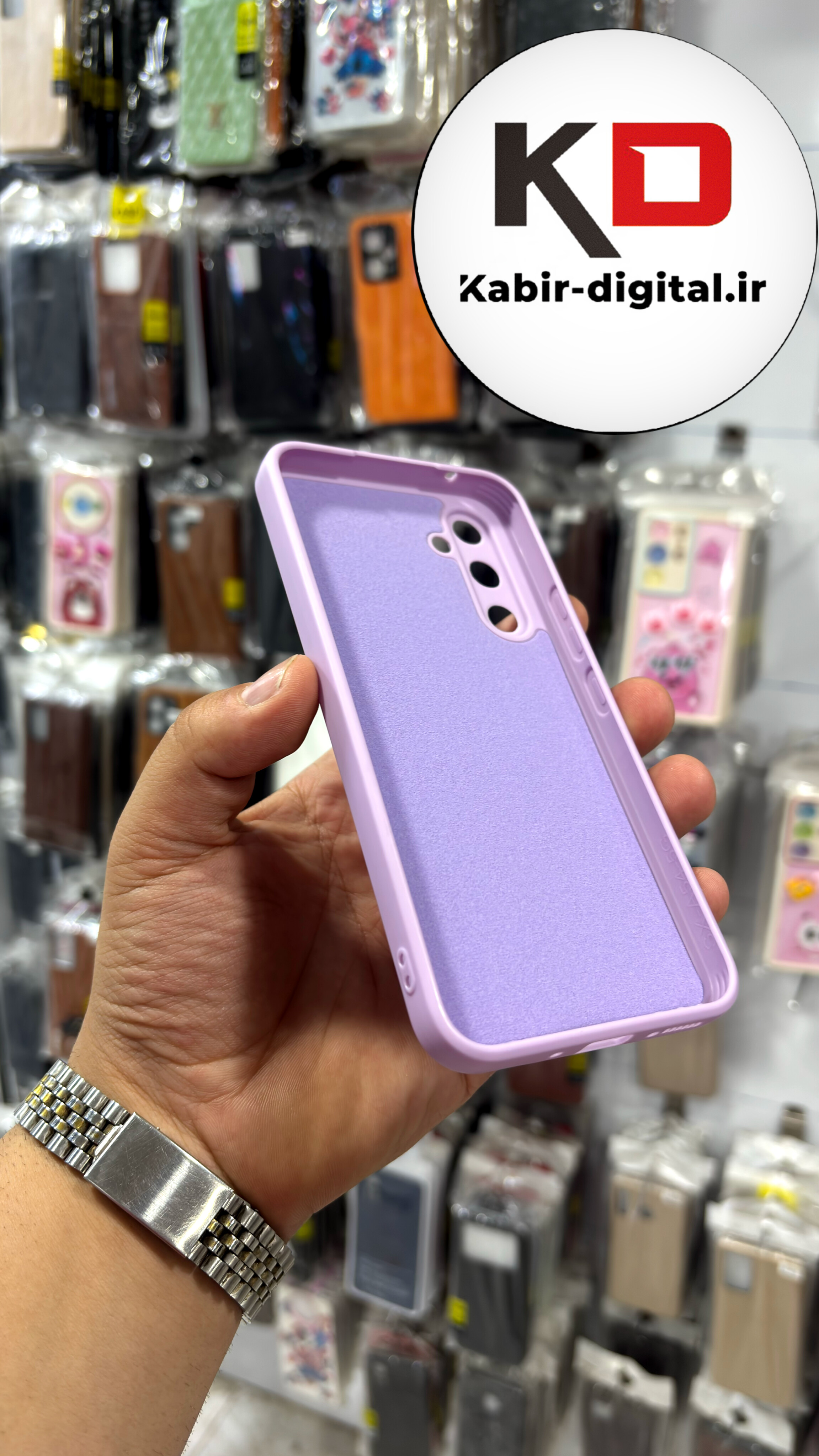 قاب گوشی Galaxy A54 سامسونگ سیلیکونی های کپی  محافظ لنز دار یاسی