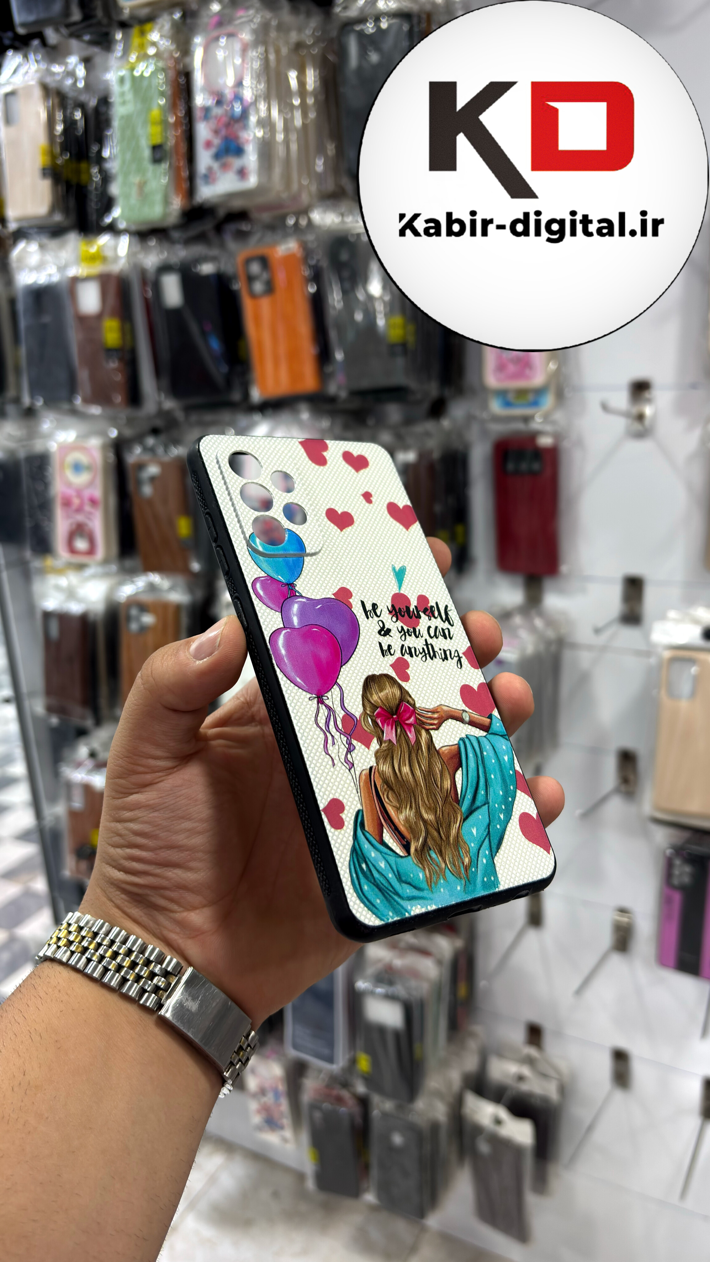 قاب گوشی Galaxy A72 سامسونگ فانتزی برجسته سوزنی  محافظ لنز دار طرح دخترونه
