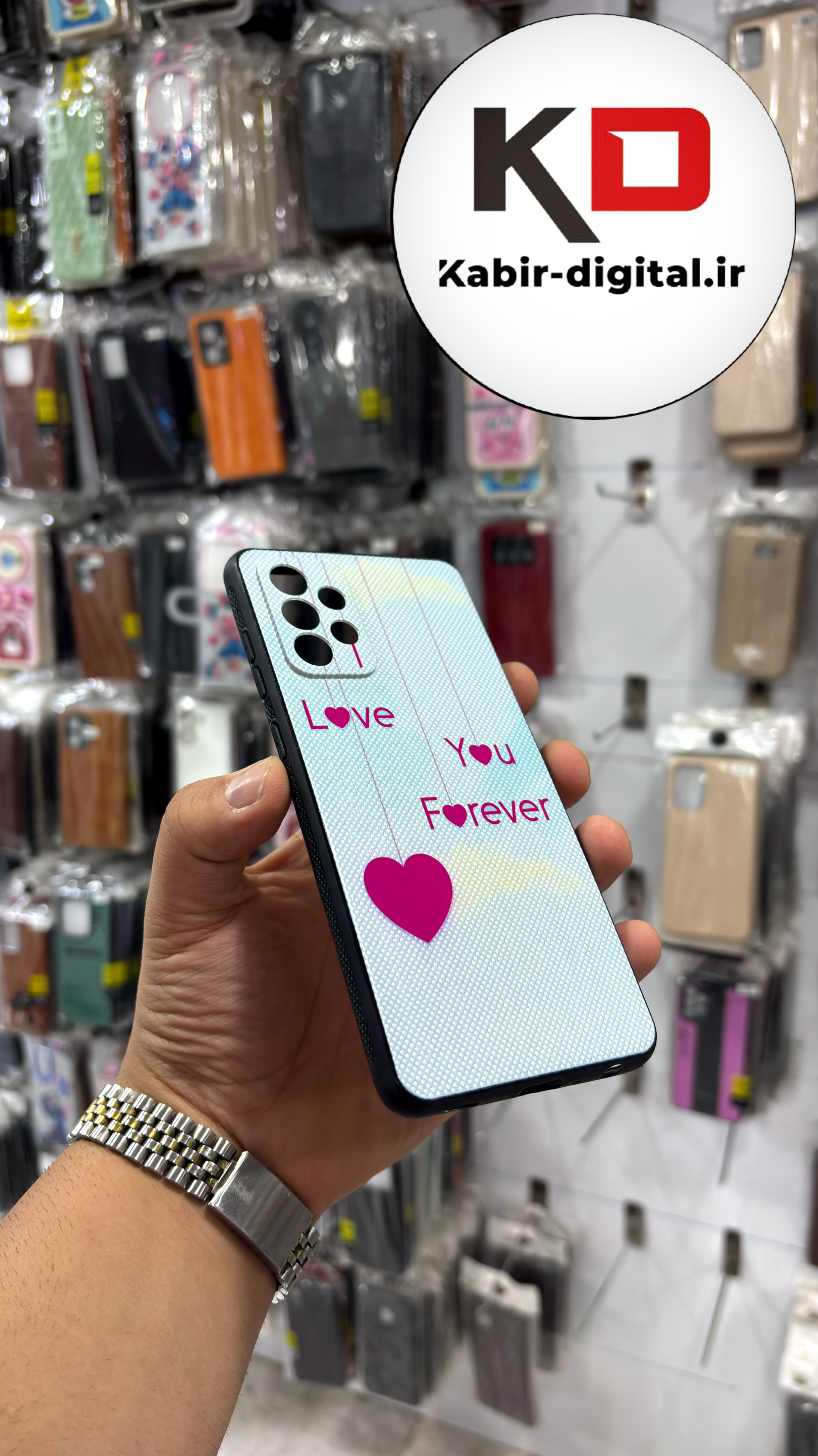 قاب گوشی Galaxy A72 سامسونگ فانتزی برجسته سوزنی  محافظ لنز دار طرح قلبی