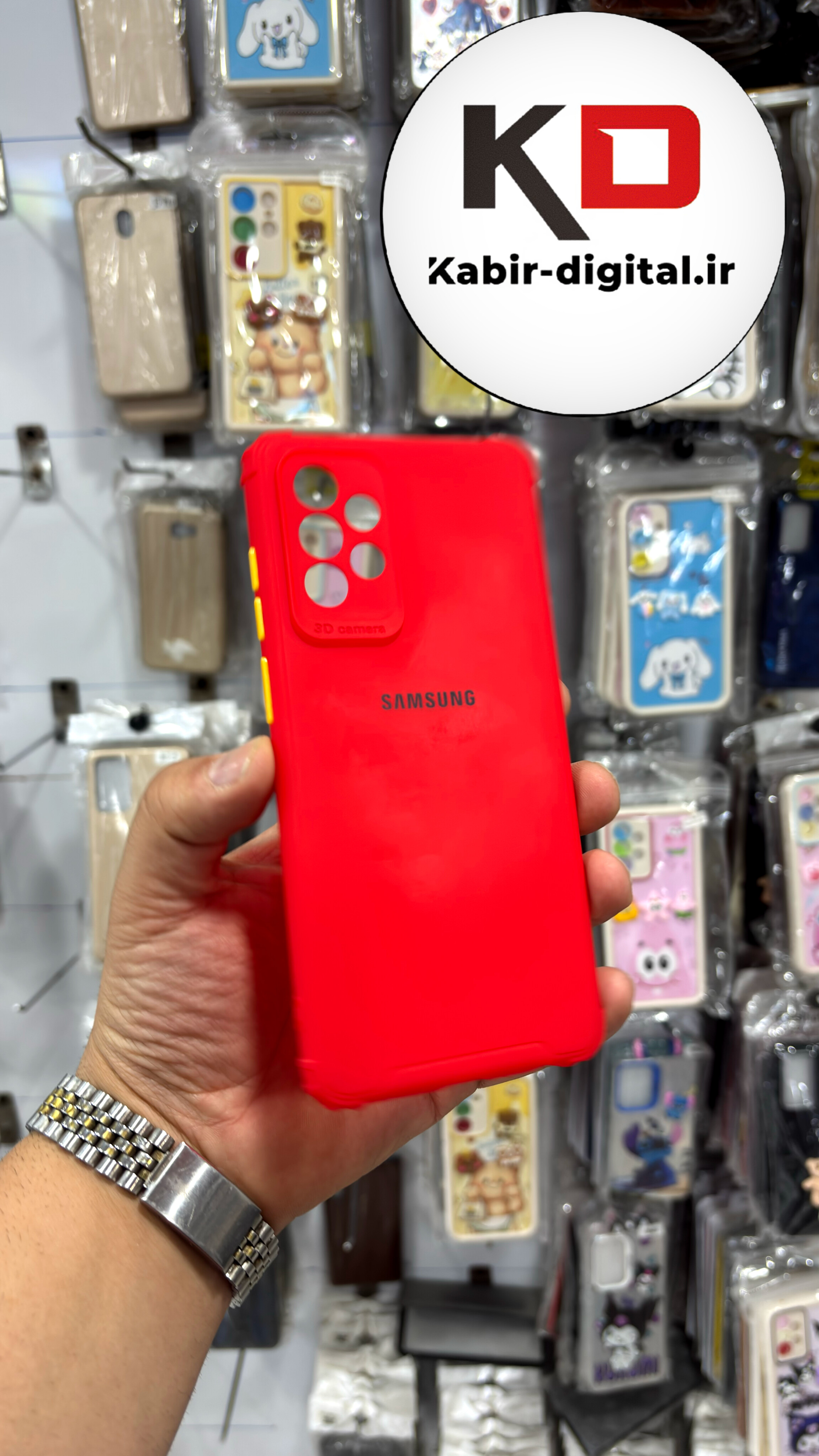 قاب گوشی Galaxy A72 سامسونگ سیلیکونی های کپی  محافظ لنز دار
