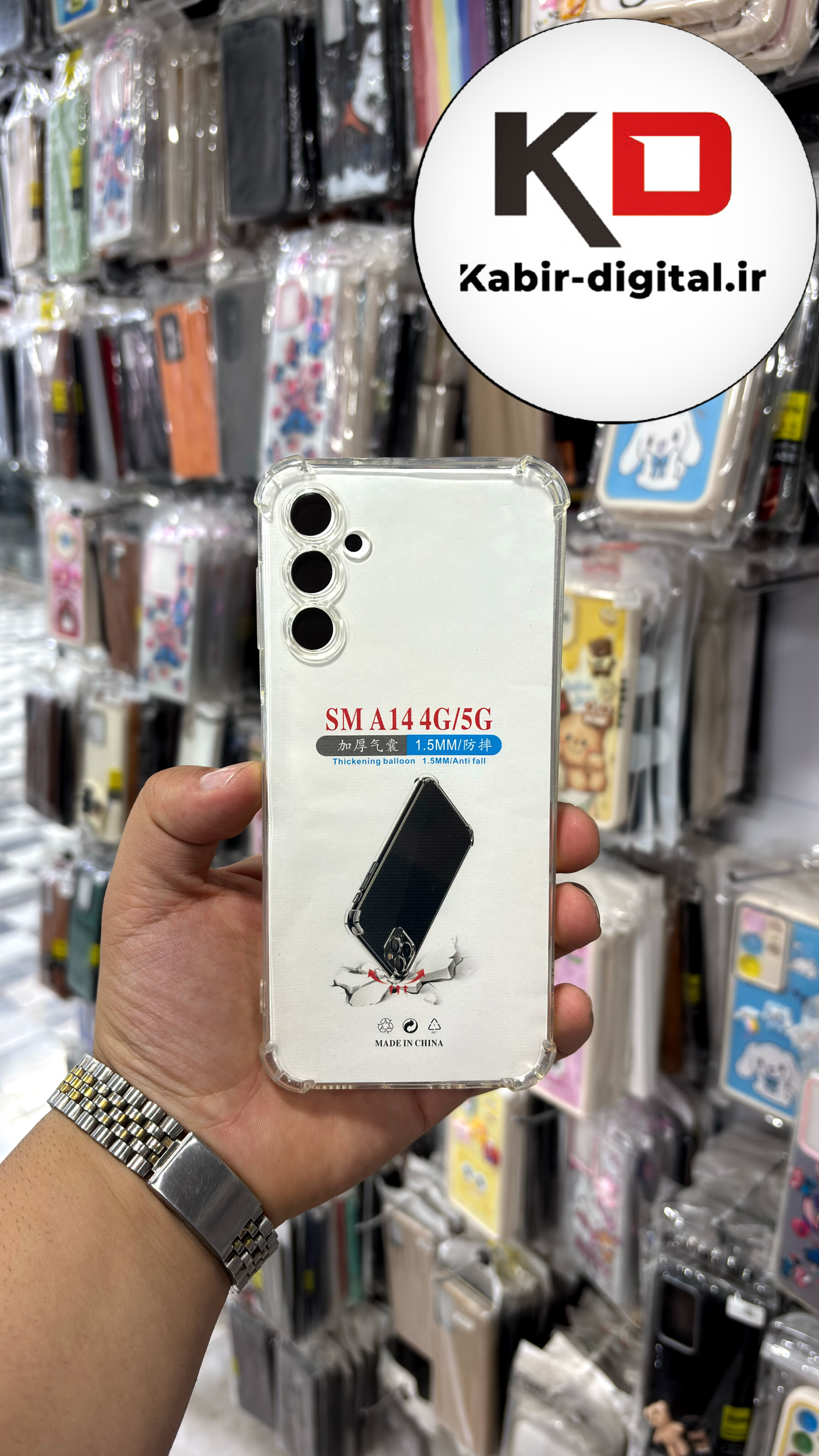 قاب گوشی Galaxy A14 4G / Galaxy A14 5Gسامسونگ  ژله ایی پشت سخت شیشه ای شفاف محافظ لنزدار کپسولی بی رنگ