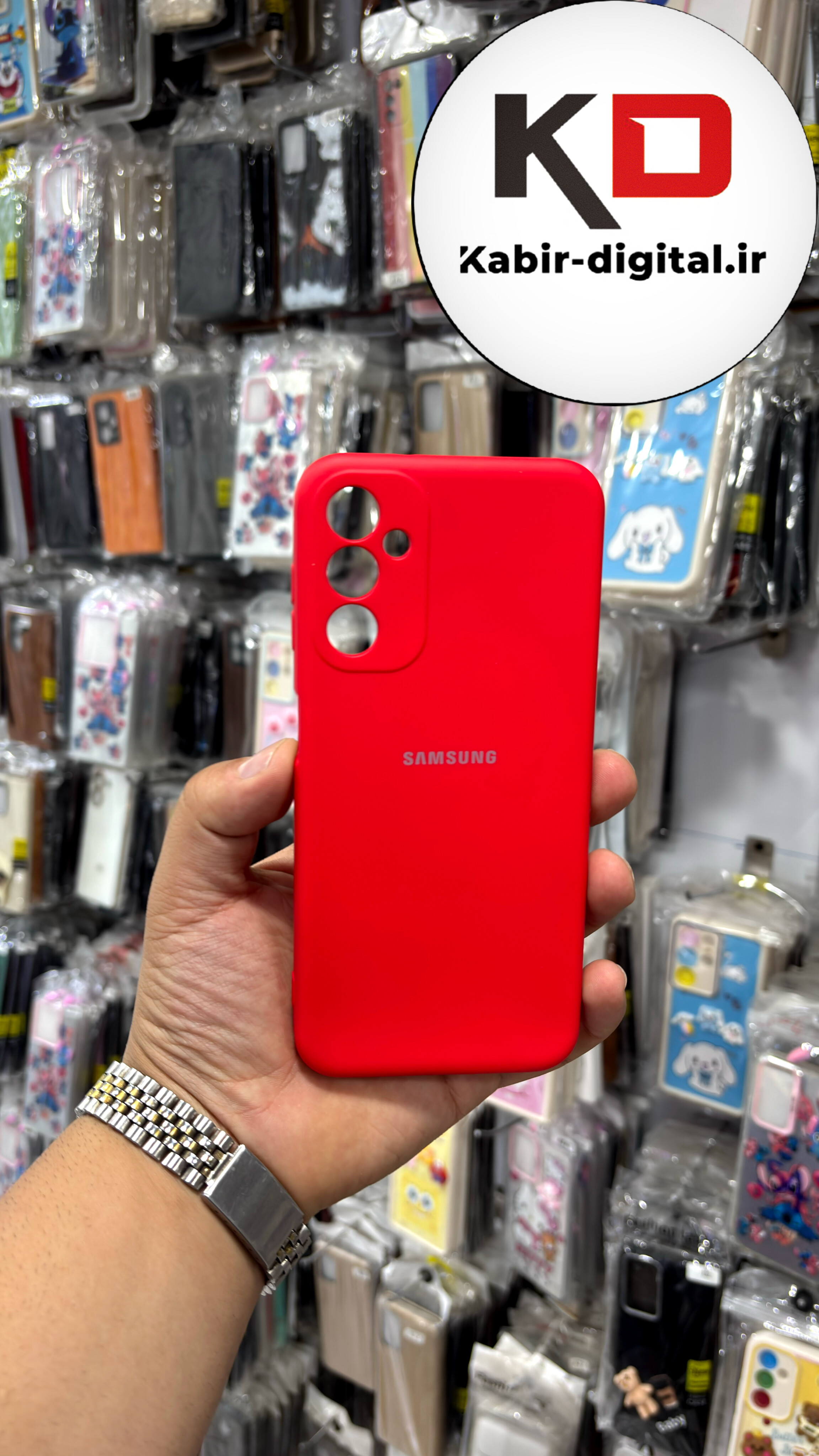 قاب گوشی Galaxy A14 4G / Galaxy A14 5Gسامسونگ  سیلیکونی های کپی شفاف محافظ لنزدار قرمز