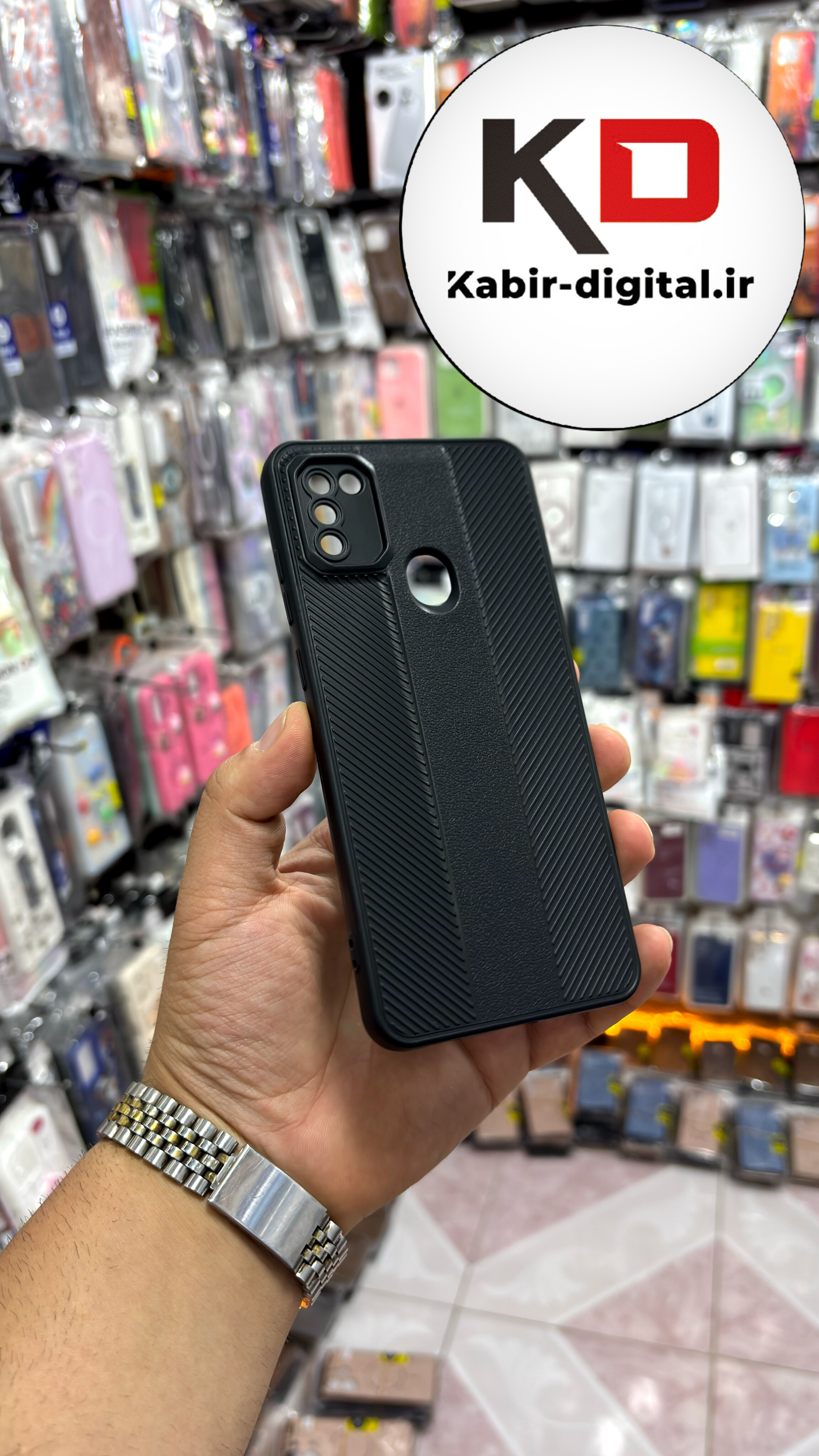 قاب گوشی A11 / M11 سامسونگ Carbon Case سیلیکونی ایربگ دار ضد ضربه طرح کربن محافظ لنز دار مشکی