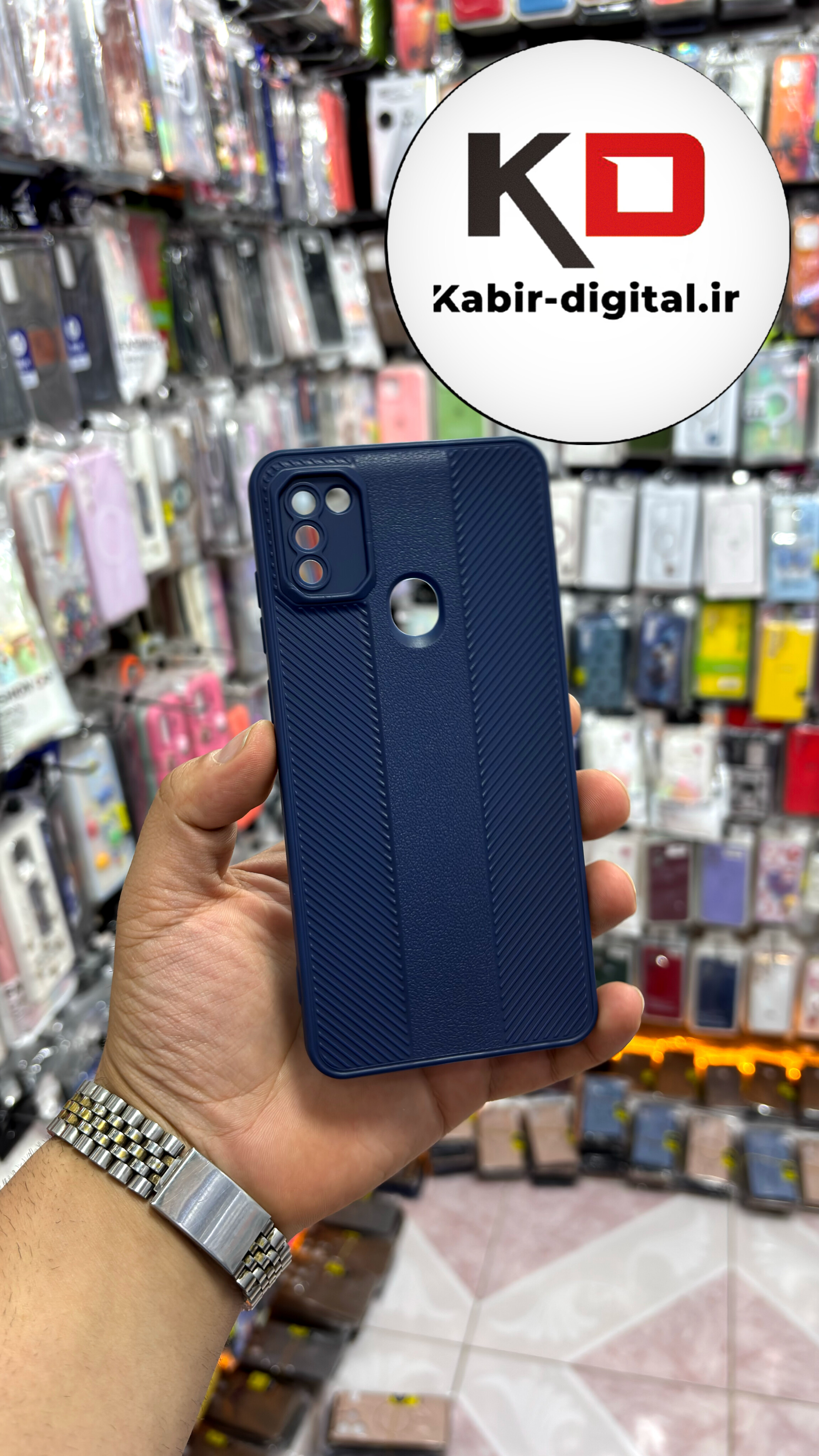 قاب گوشی A11  سامسونگ Carbon Case سیلیکونی ایربگ دار ضد ضربه طرح کربن محافظ لنز دار سرمه ایی