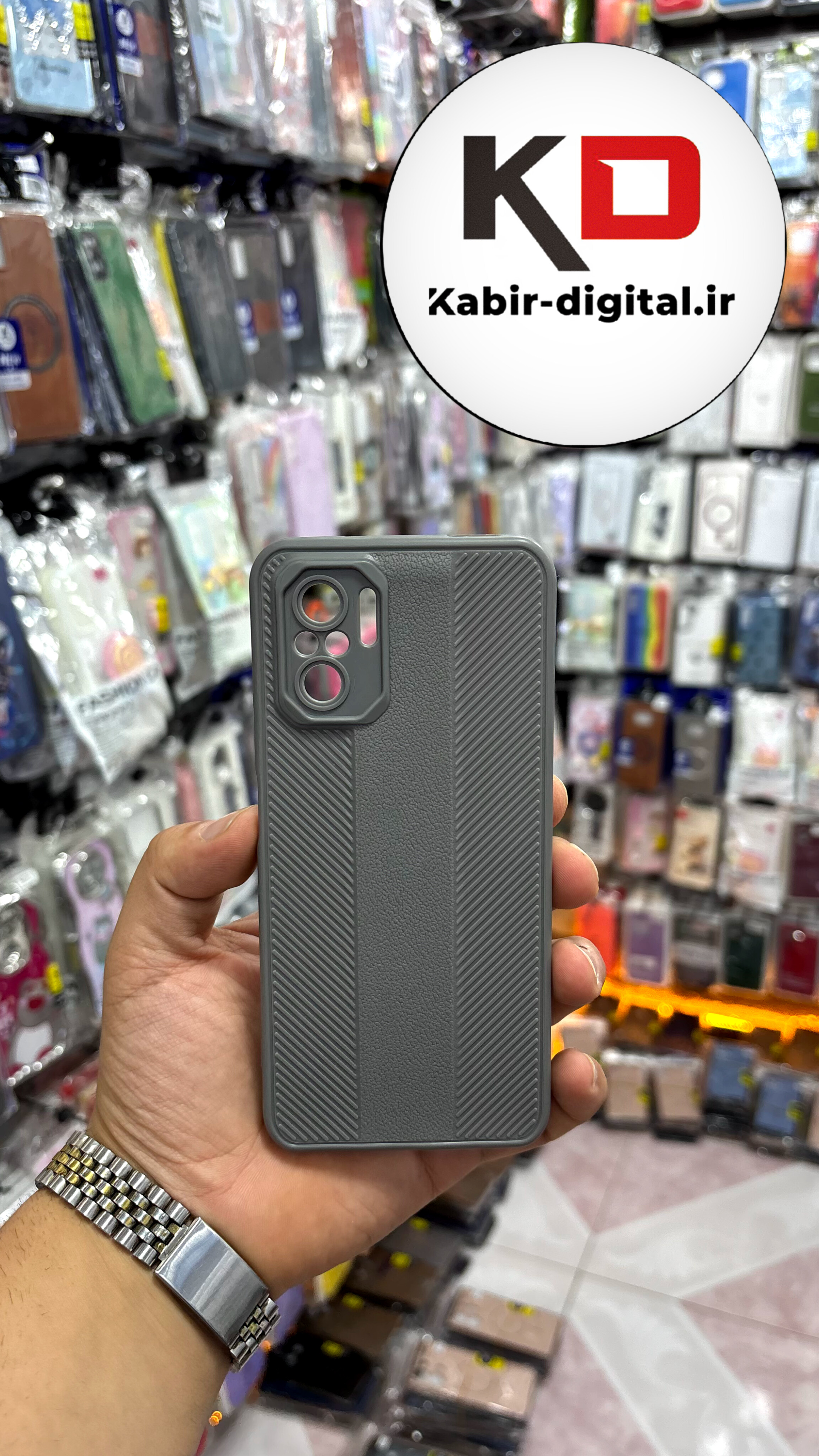 قاب گوشی Redmi Note 10 4G  شیائومی Carbon Case سیلیکونی ایربگ دار ضد ضربه طرح کربن محافظ لنز دار طوسی