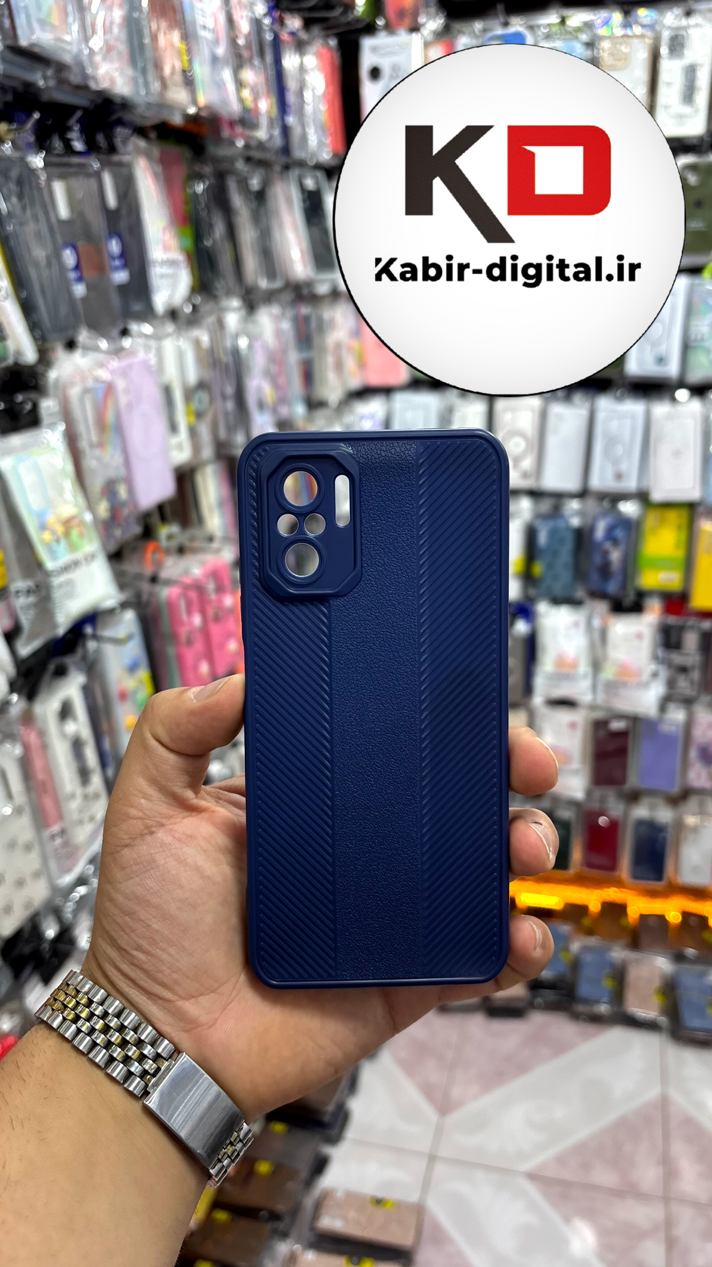 قاب گوشی Redmi Note 10 4G  شیائومی Carbon Case سیلیکونی ایربگ دار ضد ضربه طرح کربن محافظ لنز دار سرمه ایی
