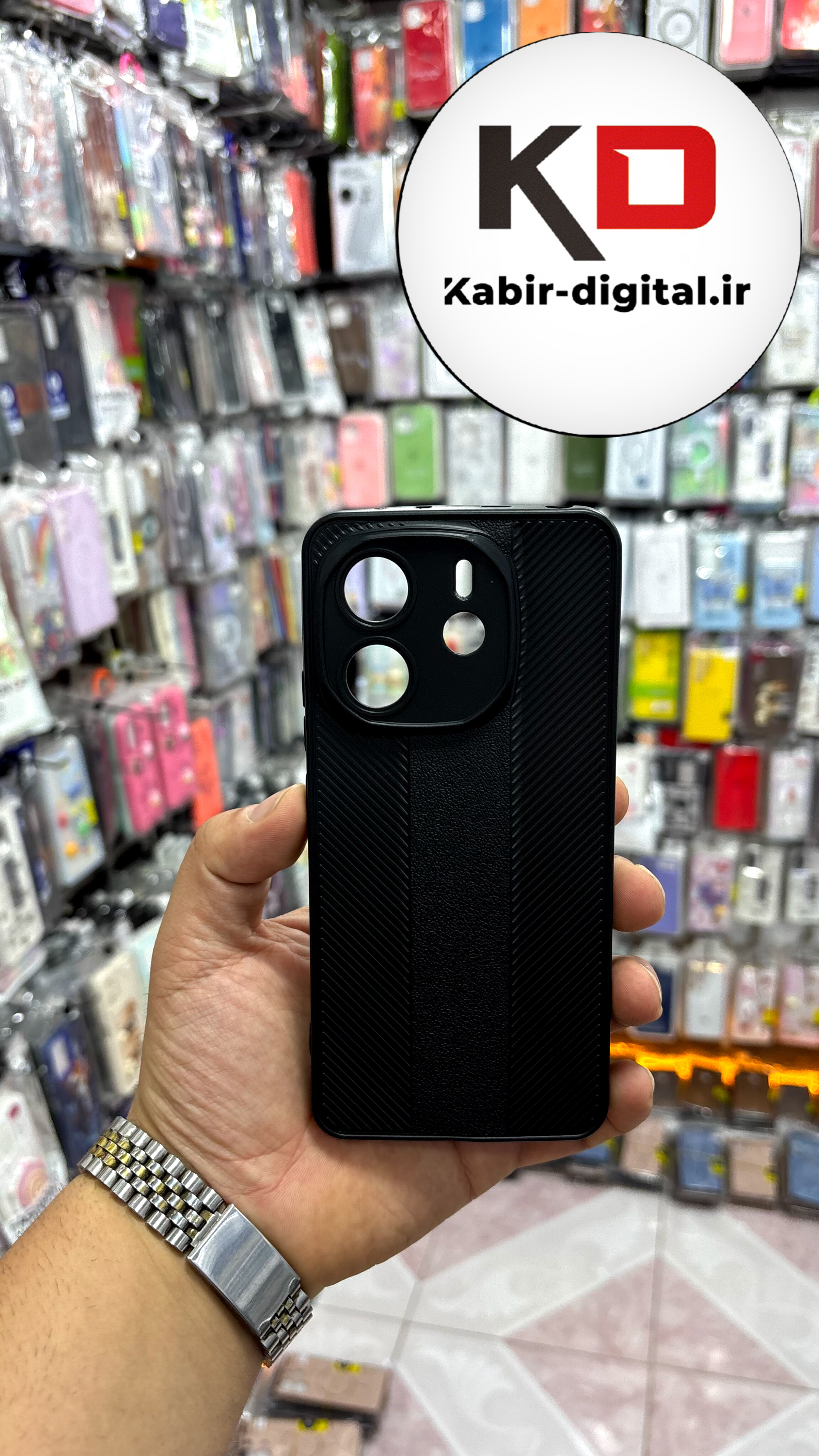 قاب گوشی Redmi Note 14 4G  شیائومی Carbon Case سیلیکونی ایربگ دار ضد ضربه طرح کربن محافظ لنز دار مشکی