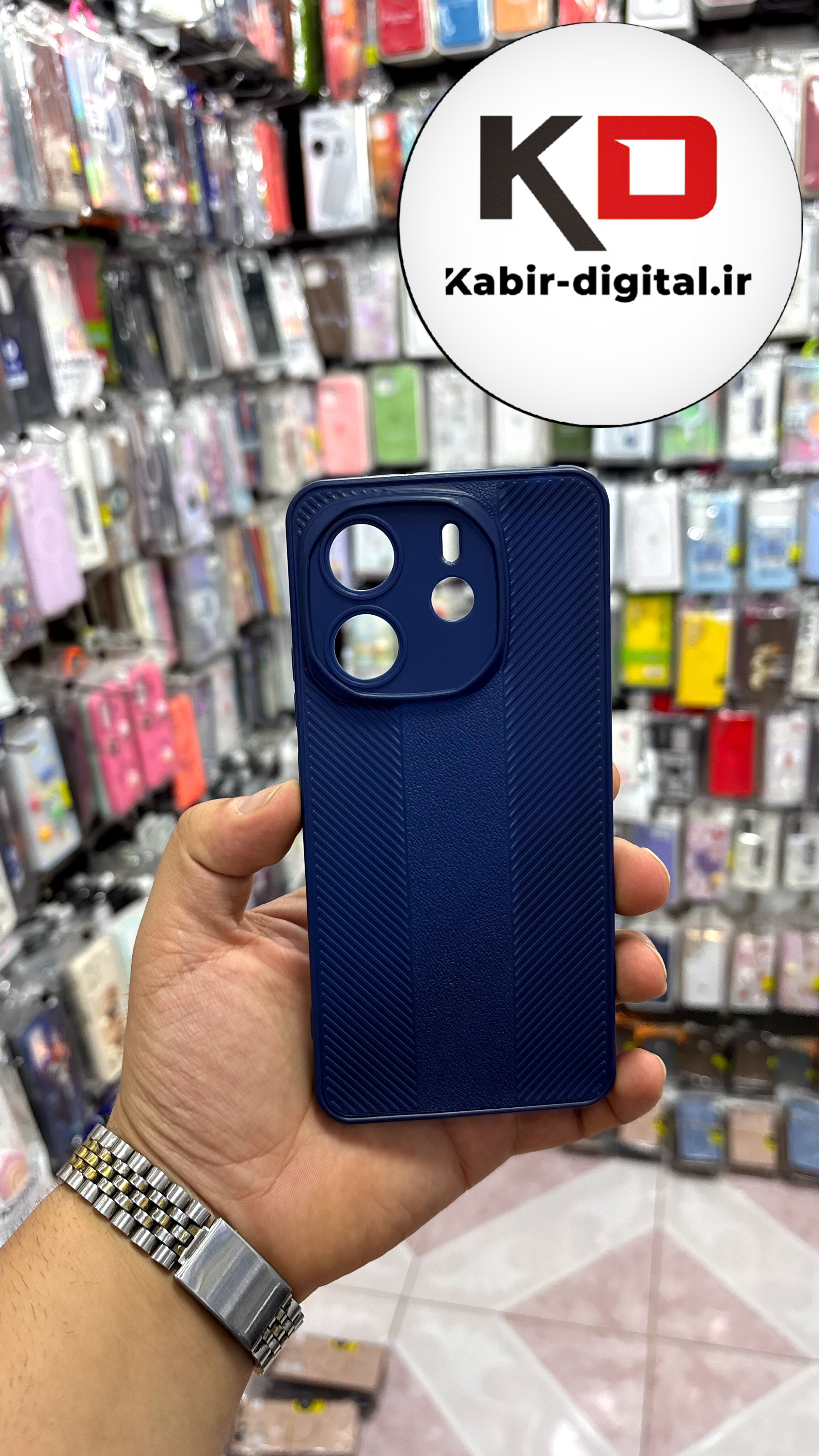 قاب گوشی Redmi Note 14 4G  شیائومی Carbon Case سیلیکونی ایربگ دار ضد ضربه طرح کربن محافظ لنز دار سرمه ای