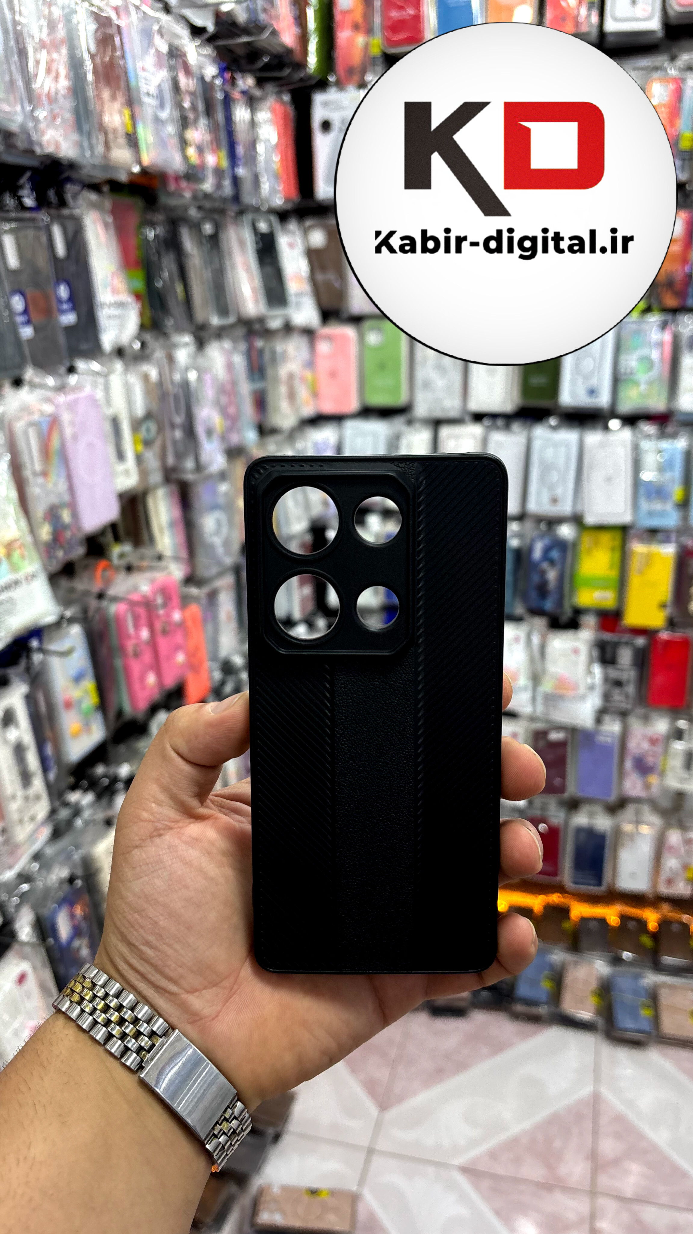 قاب گوشی Redmi Note 13 pro 4g /POCO M6 pro/ Note 14s شیائومی Carbon Case سیلیکونی ایربگ دار ضد ضربه طرح کربن محافظ لنز دار مشکی