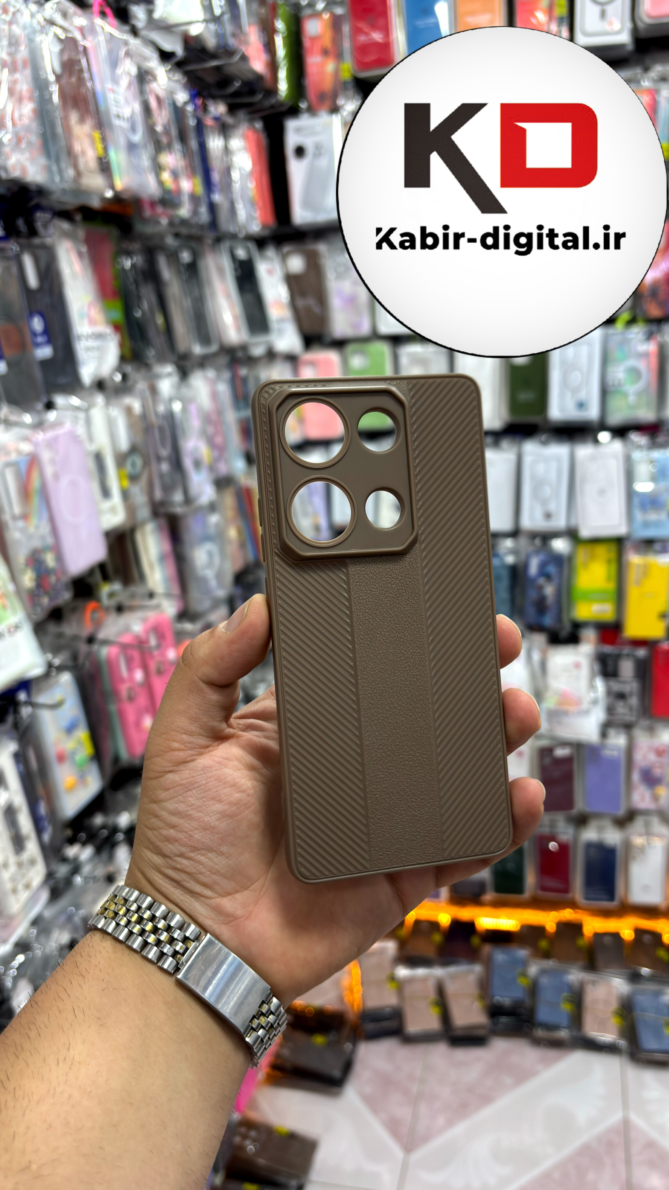 قاب گوشی Redmi Note 13 pro 4g /POCO M6 pro/ Note 14s شیائومی Carbon Case سیلیکونی ایربگ دار ضد ضربه طرح کربن محافظ لنز دار موکا