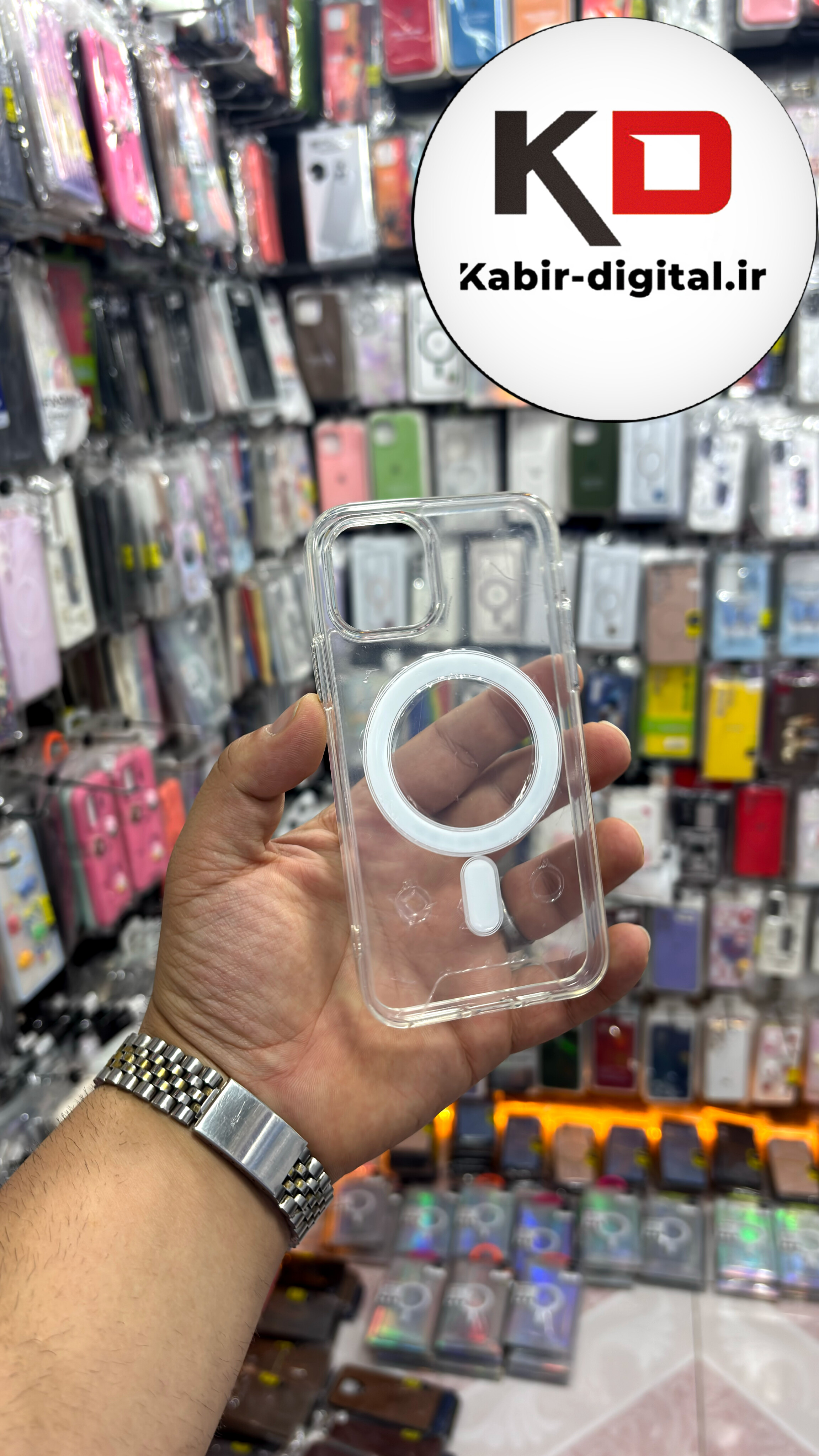قاب گوشی iPhone  ۱۱ pro آیفون شفاف طرح  مگ سیف MagSafe اورجینال محافظ لنزدار