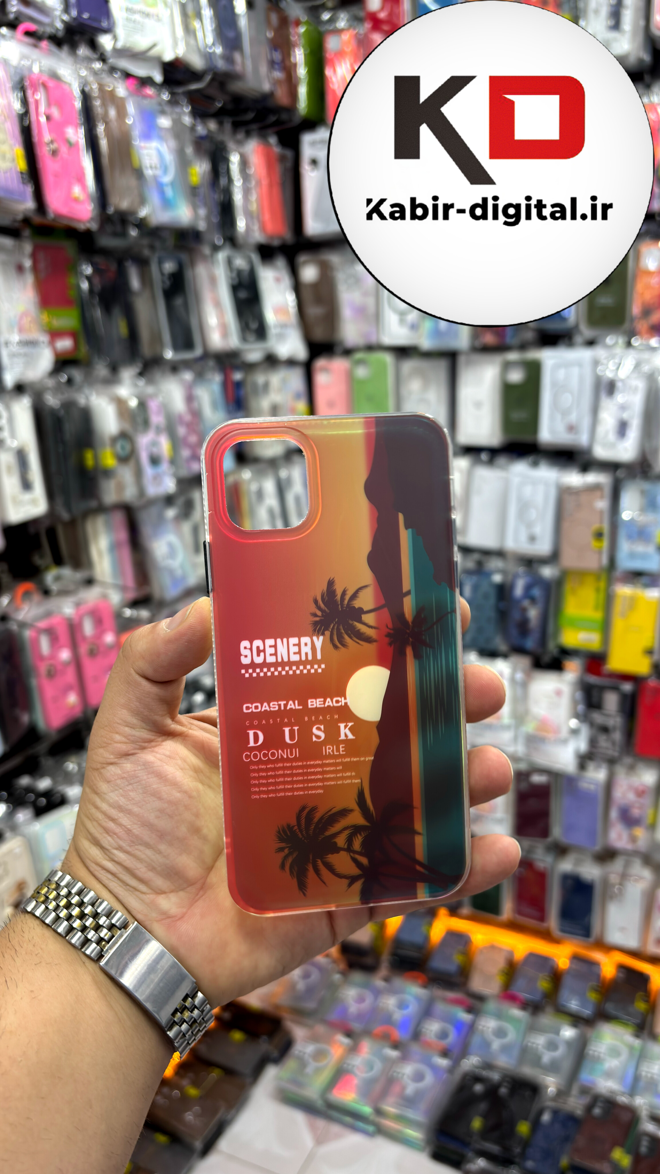 قاب گوشی iPhone 1۱ Pro Max آیفون 3D Lux Case سه بعدی اسپرت ضد ضربه طرح هاوایی