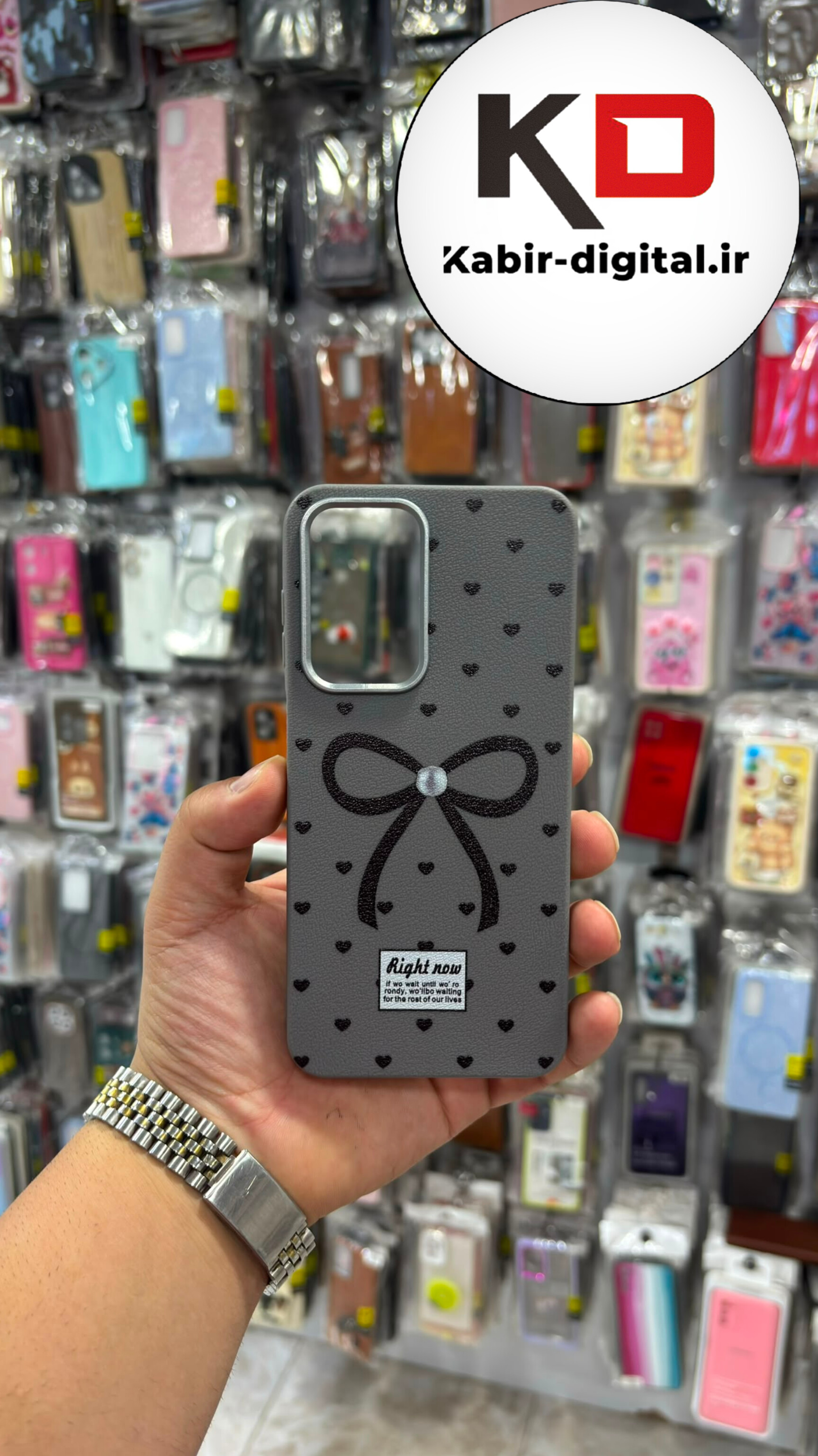 قاب گوشی Galaxy A17 / A16 / A26 سامسونگ لدر دیزاین SOFT Lether Design سیلیکونی طرح پاپیون مشکی