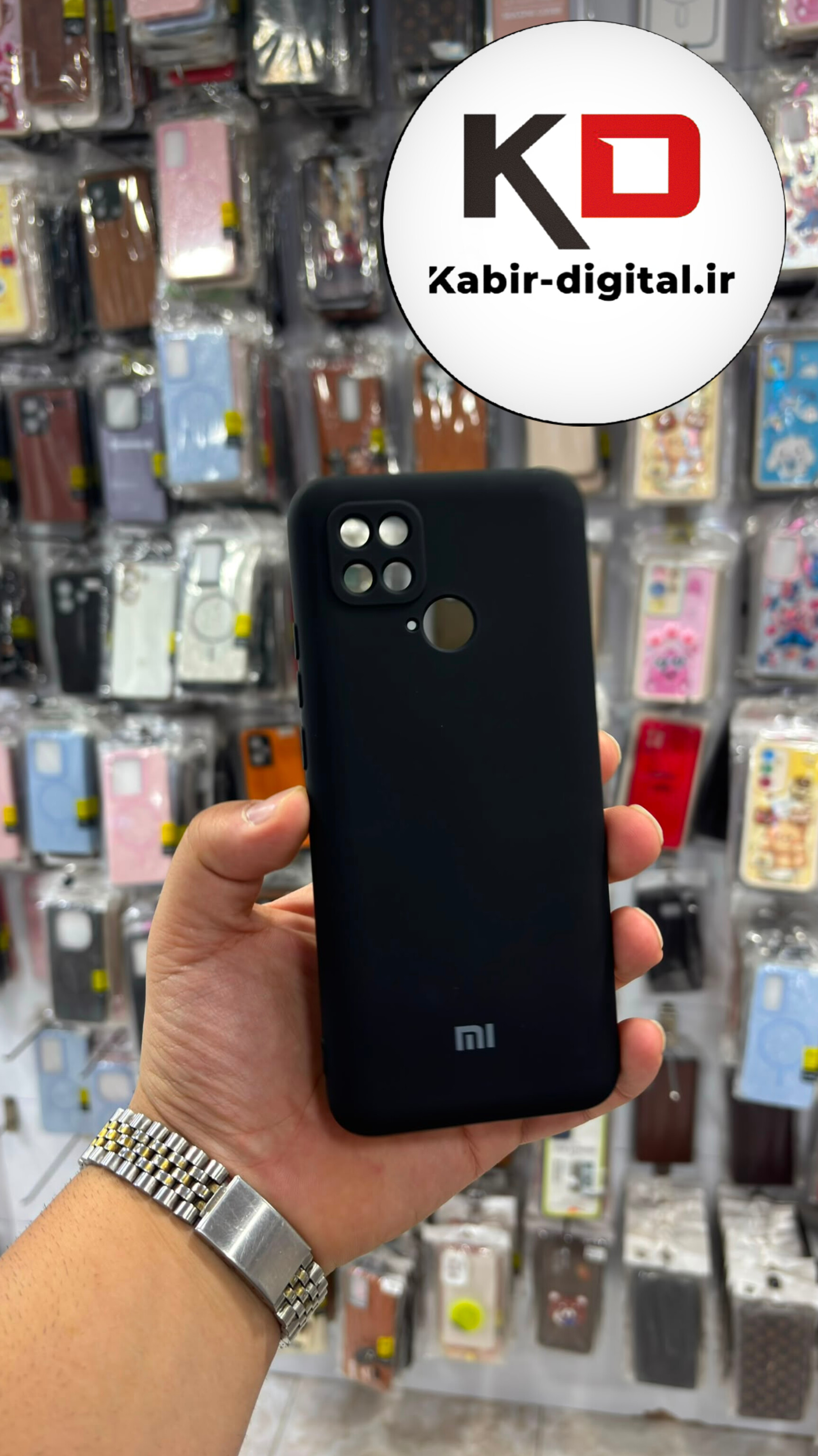 قاب گوشی Redmi 10c  / POCO C40 شیائومی سیلیکونی اورجینال های کپی درجه یک زیربسته محافظ لنزدار مشکی