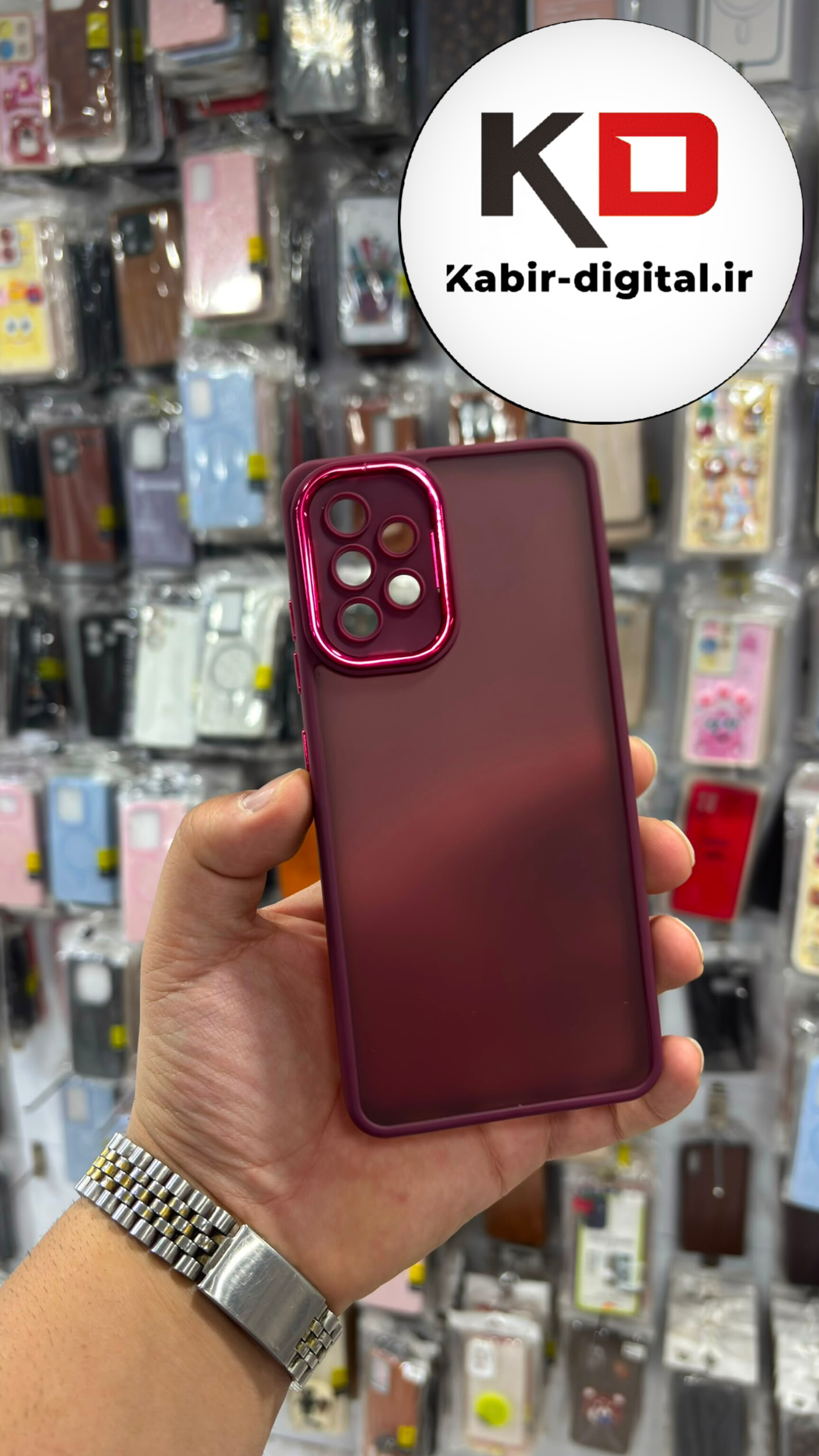 قاب گوشی Galaxy A13 / A23 / A32 5G سامسونگ پشت مات متال کیس دور سیلیکونی محافظ لنزدار زرشکی