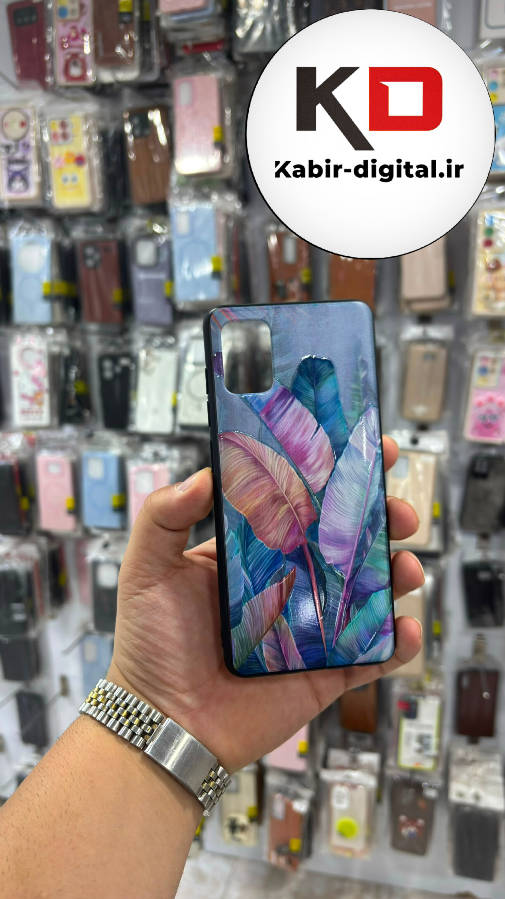 قاب گوشی Galaxy A51 / A31 سامسونگ طرح گل براق ساده