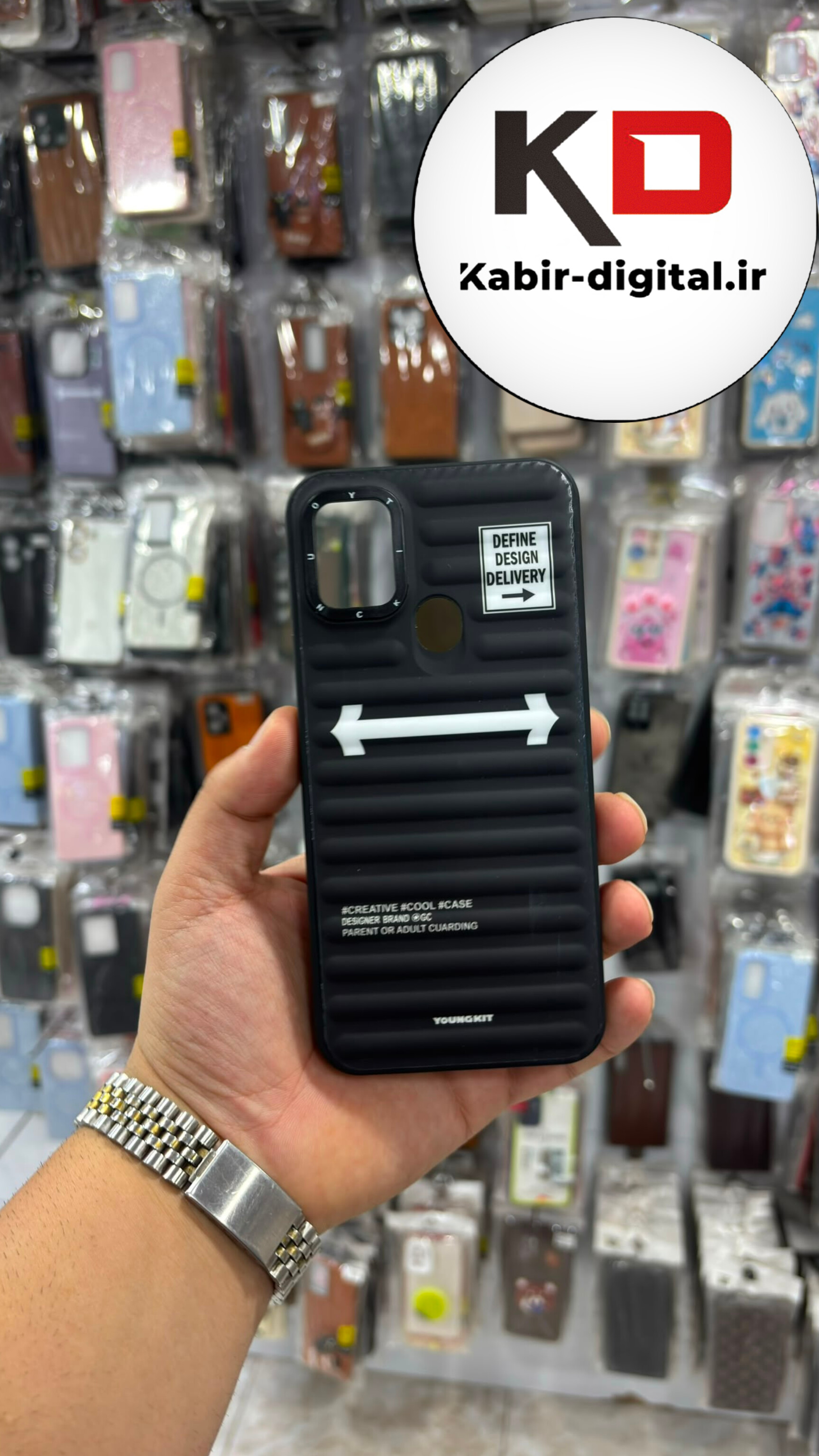 قاب گوشی Galaxy A11 / M11 سامسونگ طرح ضد ضربه مات یانگ کیت YoungKit مشکی