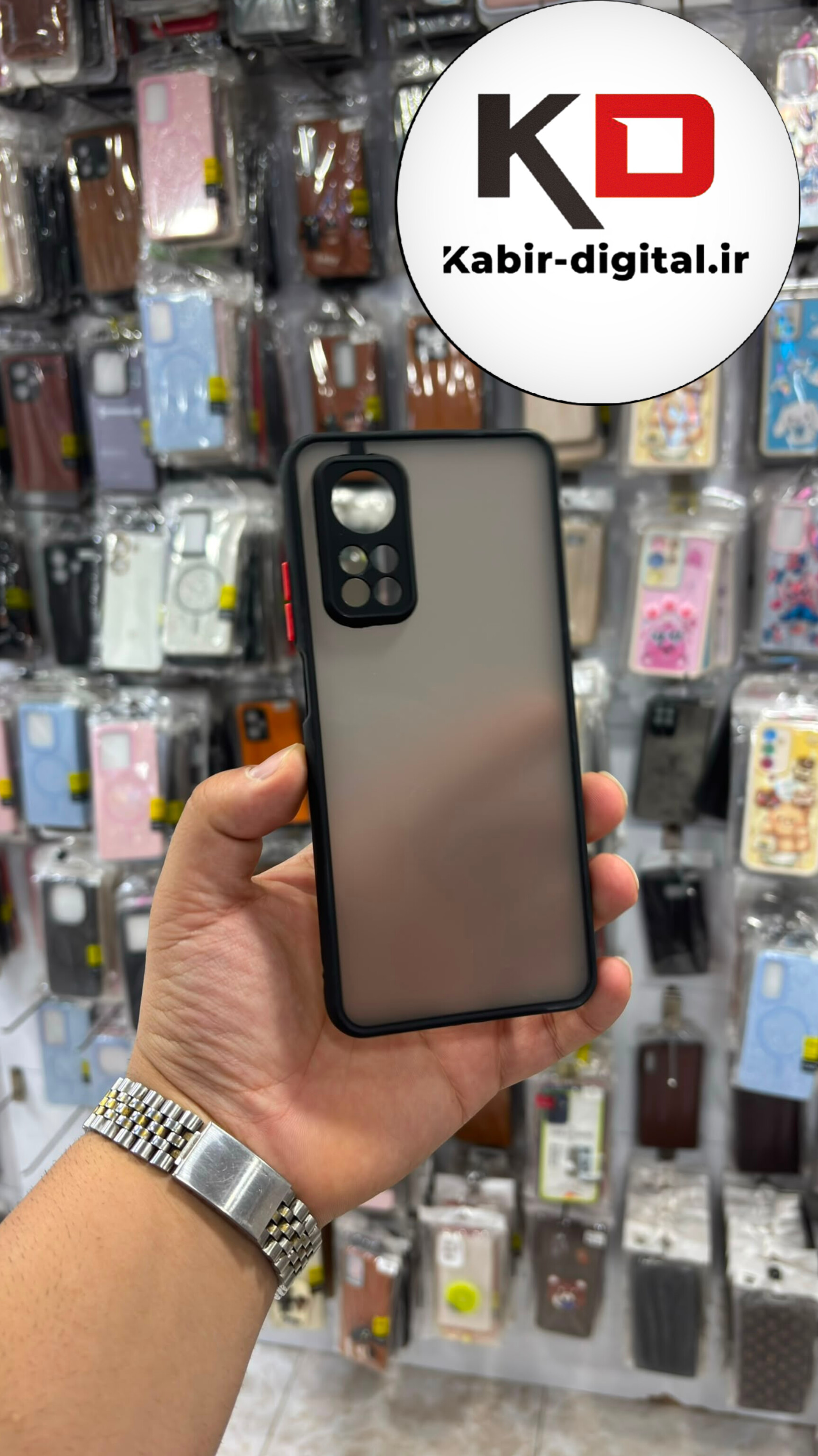 قاب گوشی MI 10 T / MI 10T PRO  شیائومی پشت مات دور سیلیکونی محافظ لنز دار مشکی