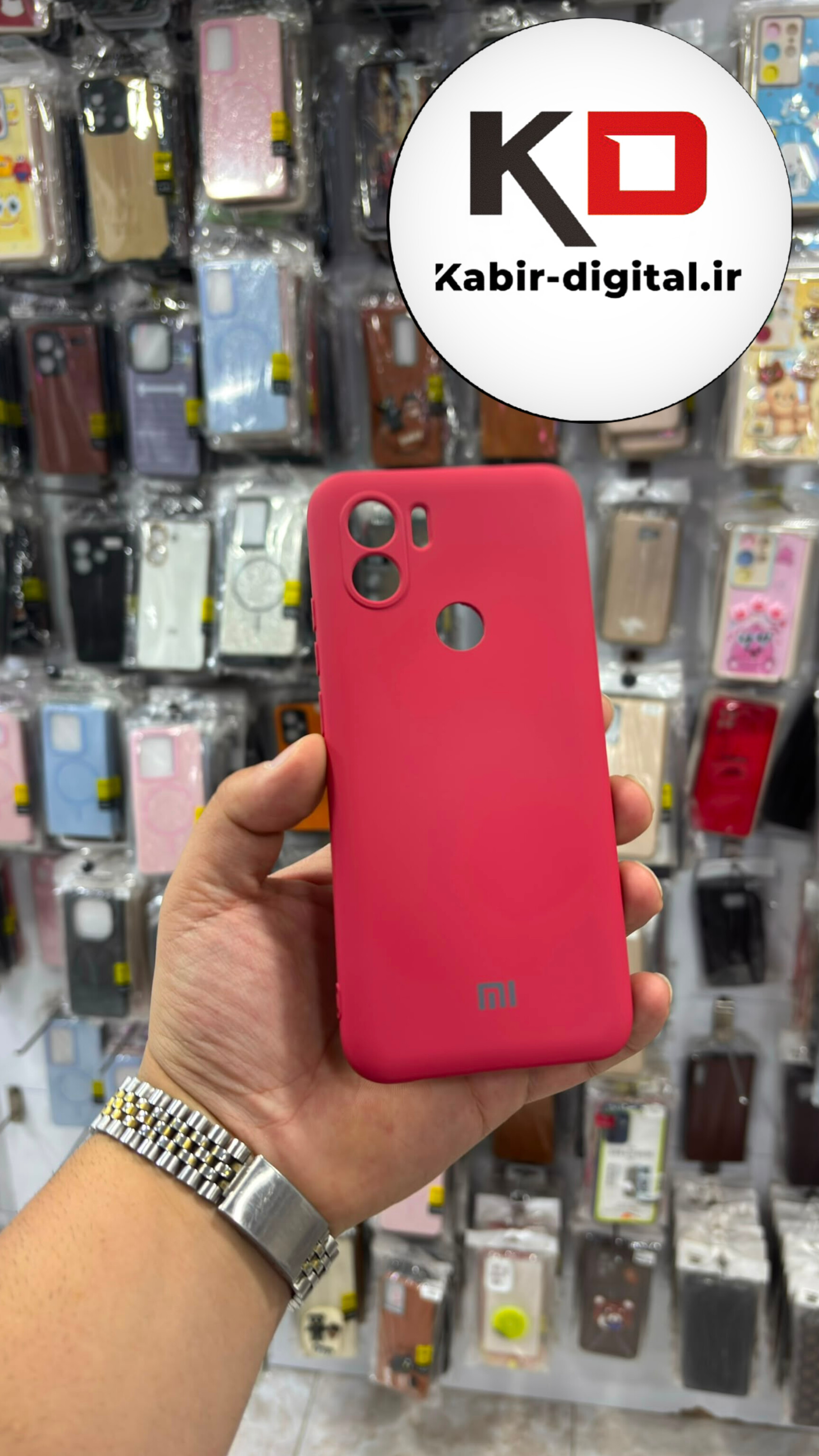 قاب گوشی  Redmi A1 Plus / Redmi A2 Plus سیلیکونی اورجینال درجه یک صورتی