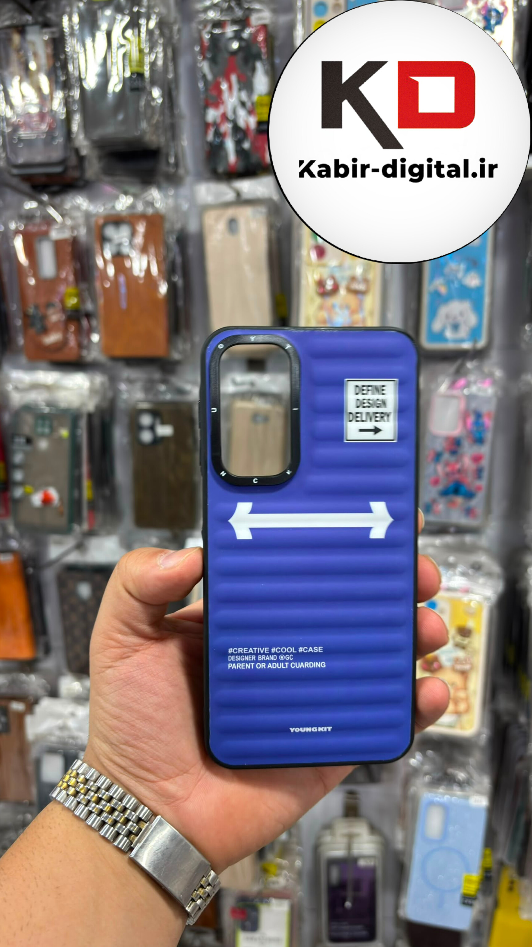 قاب گوشی Galaxy A16 / A26 / A17 سامسونگ طرح ضد ضربه مات یانگ کیت YoungKit بنفش
