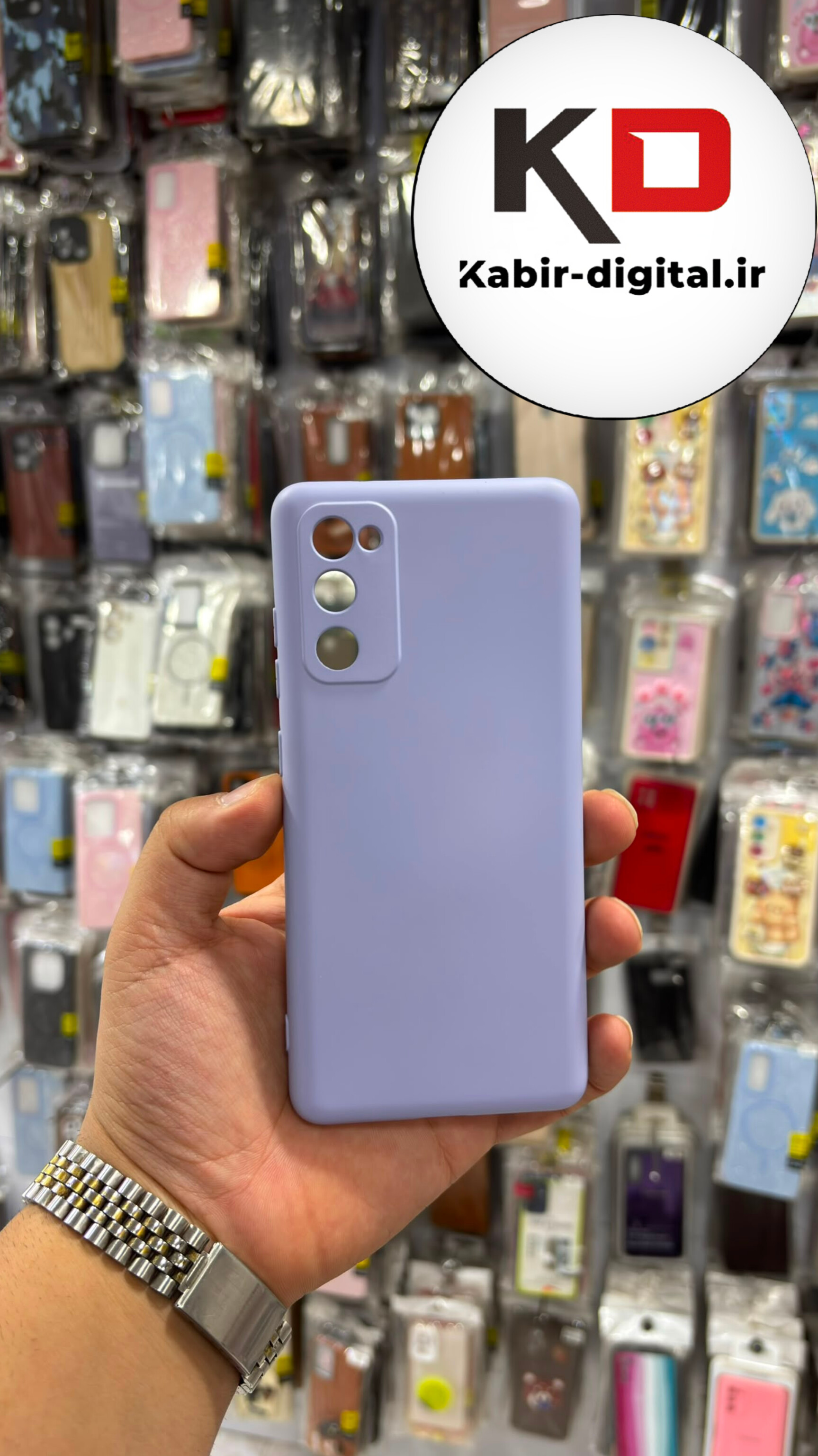 قاب گوشی Galaxy S20 FE سامسونگ سیلیکونی اورجینال درجه یک زیر بسته داخل پارچه محافظ لنزدار یاسی