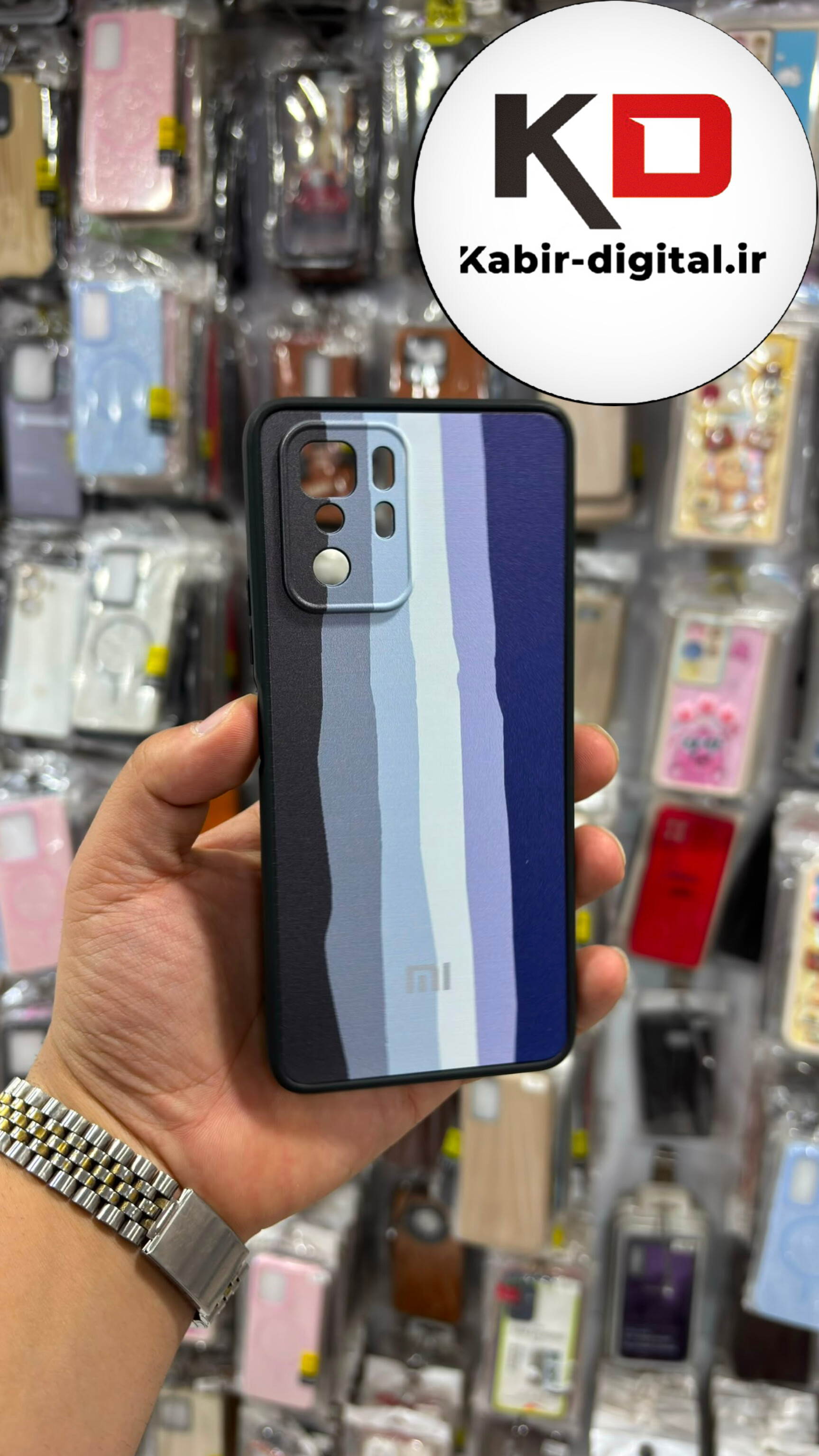 قاب گوشی MI Note 10 Pro 5g  / POCO X3 GT شیائومی  سیلیکونی های کپی رنگین کمان محافظ لنزدار