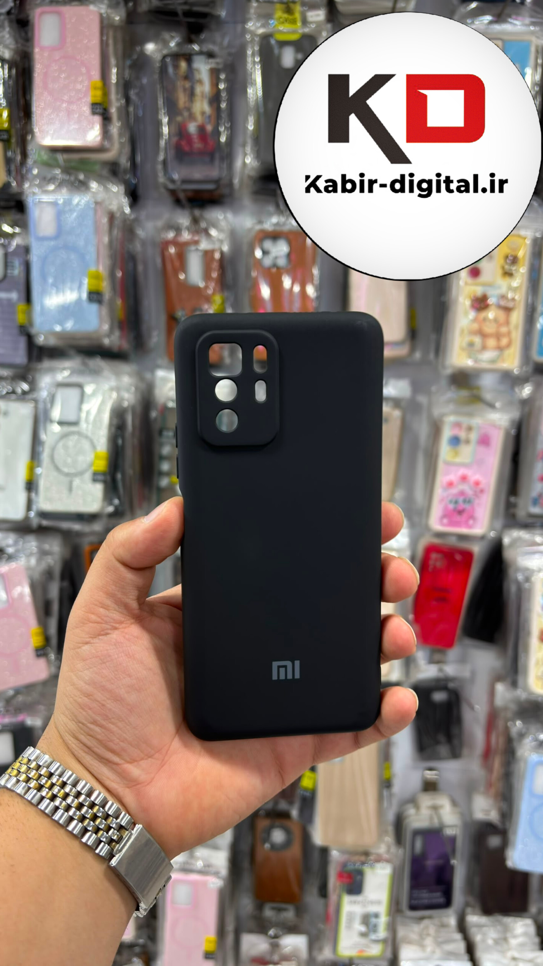 قاب گوشی MI Note 10 Pro 5g  / POCO X3 GT شیائومی سیلیکونی اورجینال درجه یک زیر بسته محافظ لنزدار مشکی