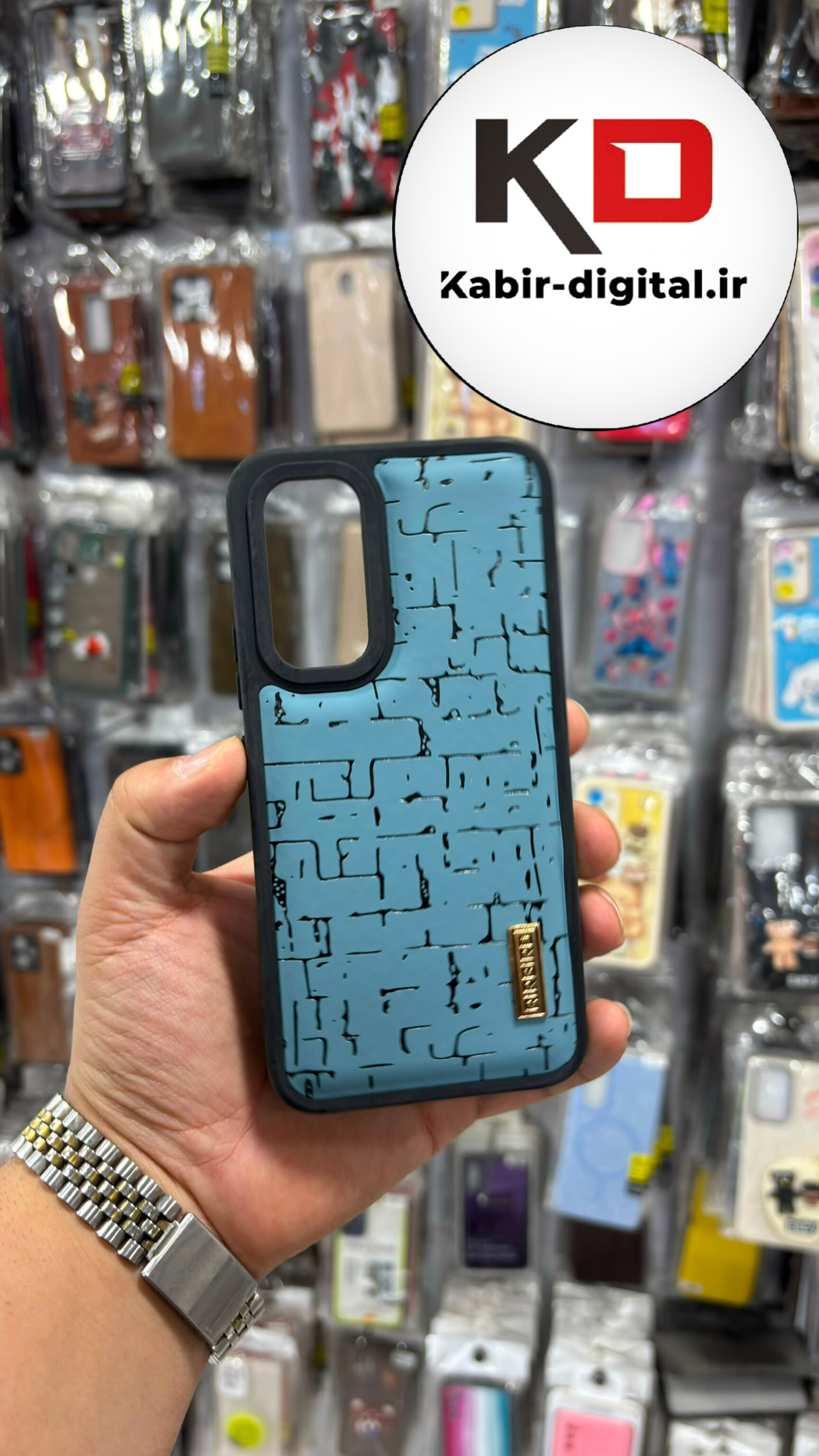 قاب گوشی Galaxy A54 سامسونگ سیلیکونی ژله ای طرح پافر محافظ لنز دار فیروزه ایی