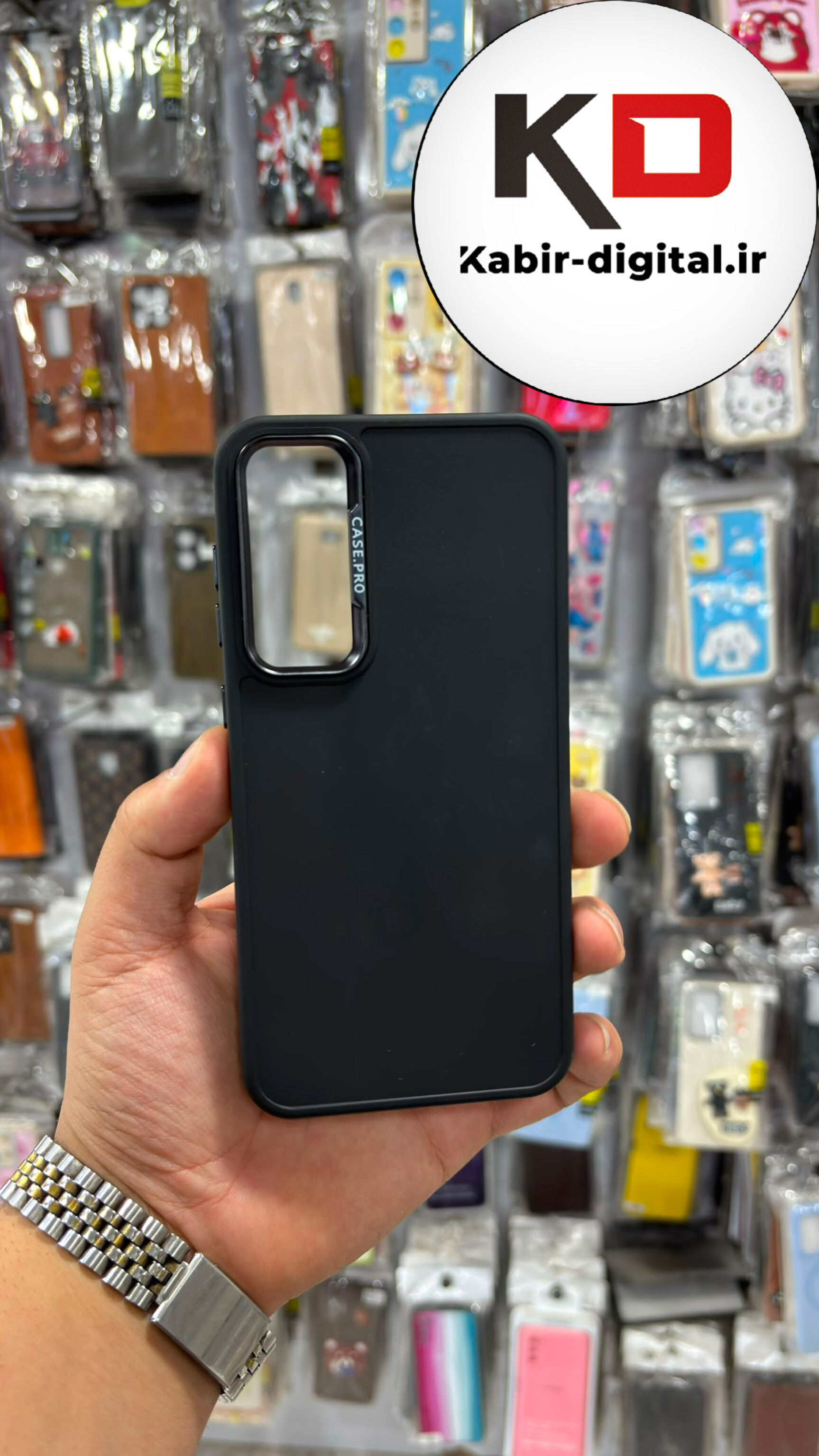 قاب گوشی Galaxy S23 FE سامسونگ سیلیکونی CASE PRO لنز اسپرت متال مشکی