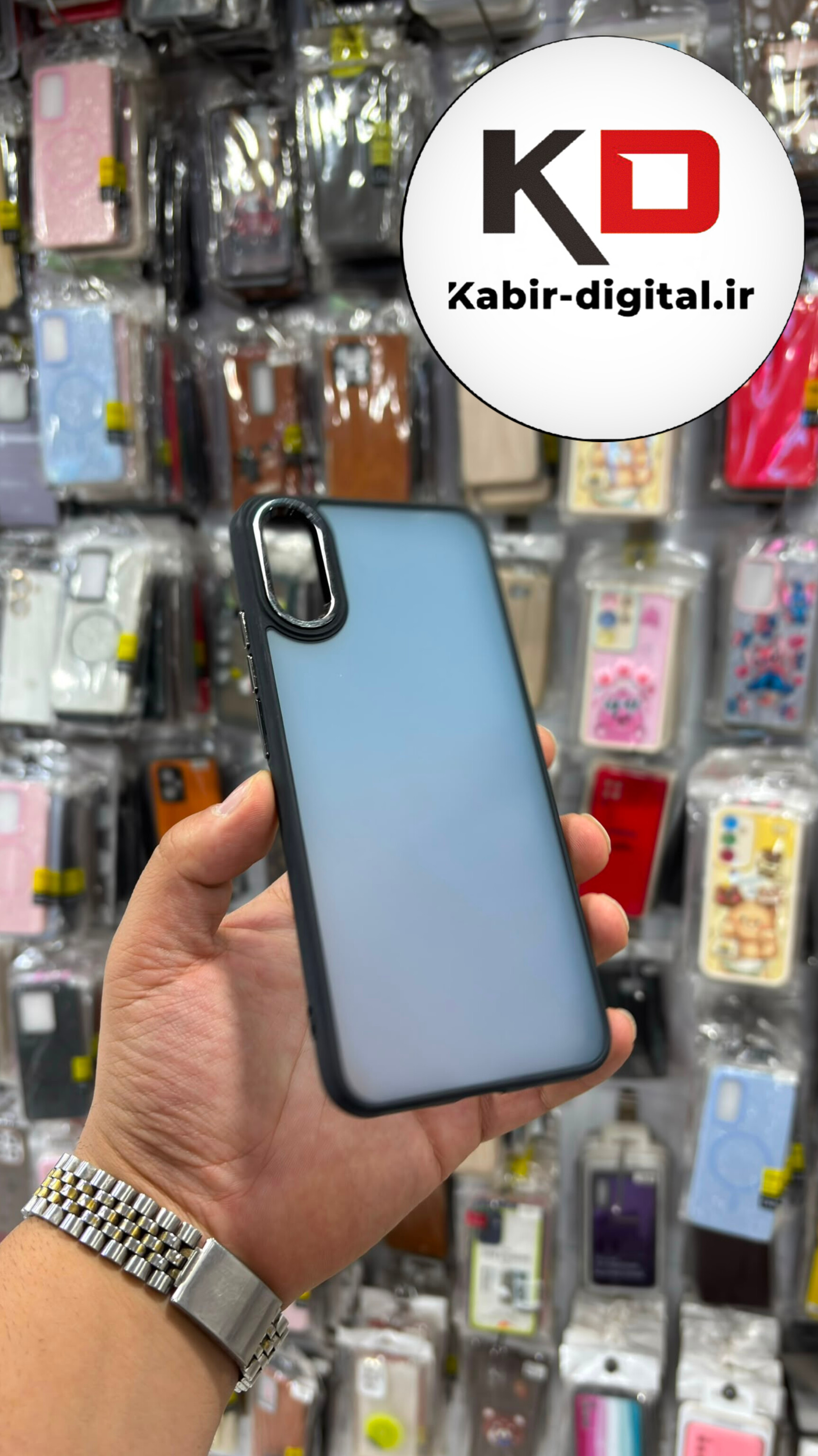 قاب گوشی Redmi 9A شیائومی پشت مات متال کیس دور سیلیکونی محافظ لنزدار مشکی