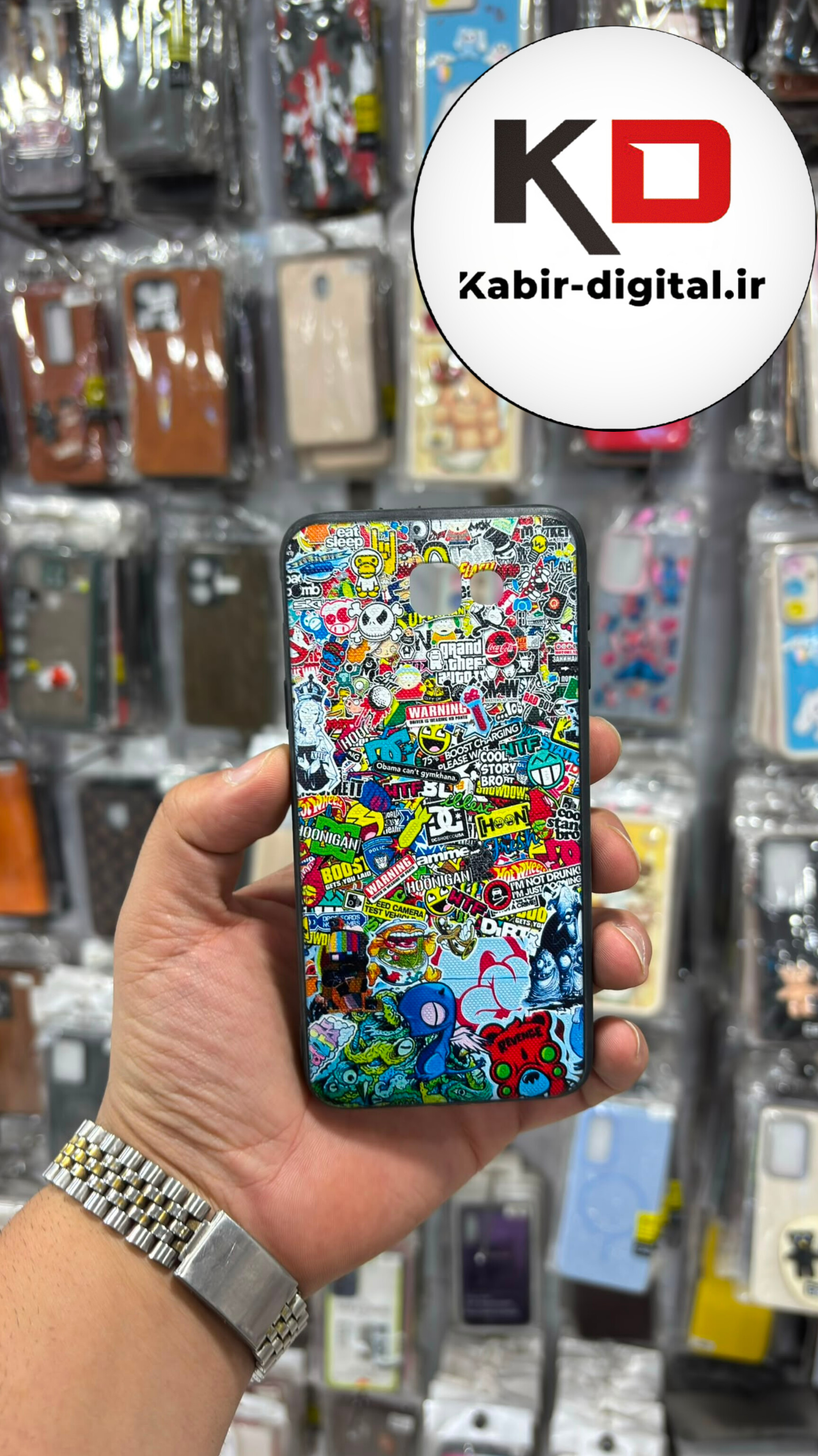 قاب گوشی Galaxy J5 Prime سامسونگ طرحدار فانتزی سوزنی محافظ لنزدار