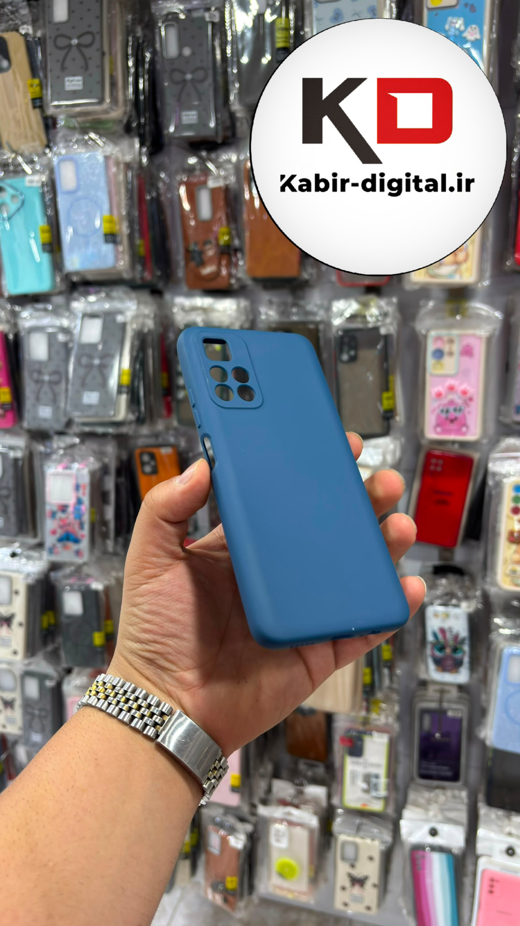 قاب گوشی Redmi Note 11 5g / POCO M4 Pro شیائومی سیلیکونی درجه یک داخل پارچه محافظ لنز دار سرمه ایی