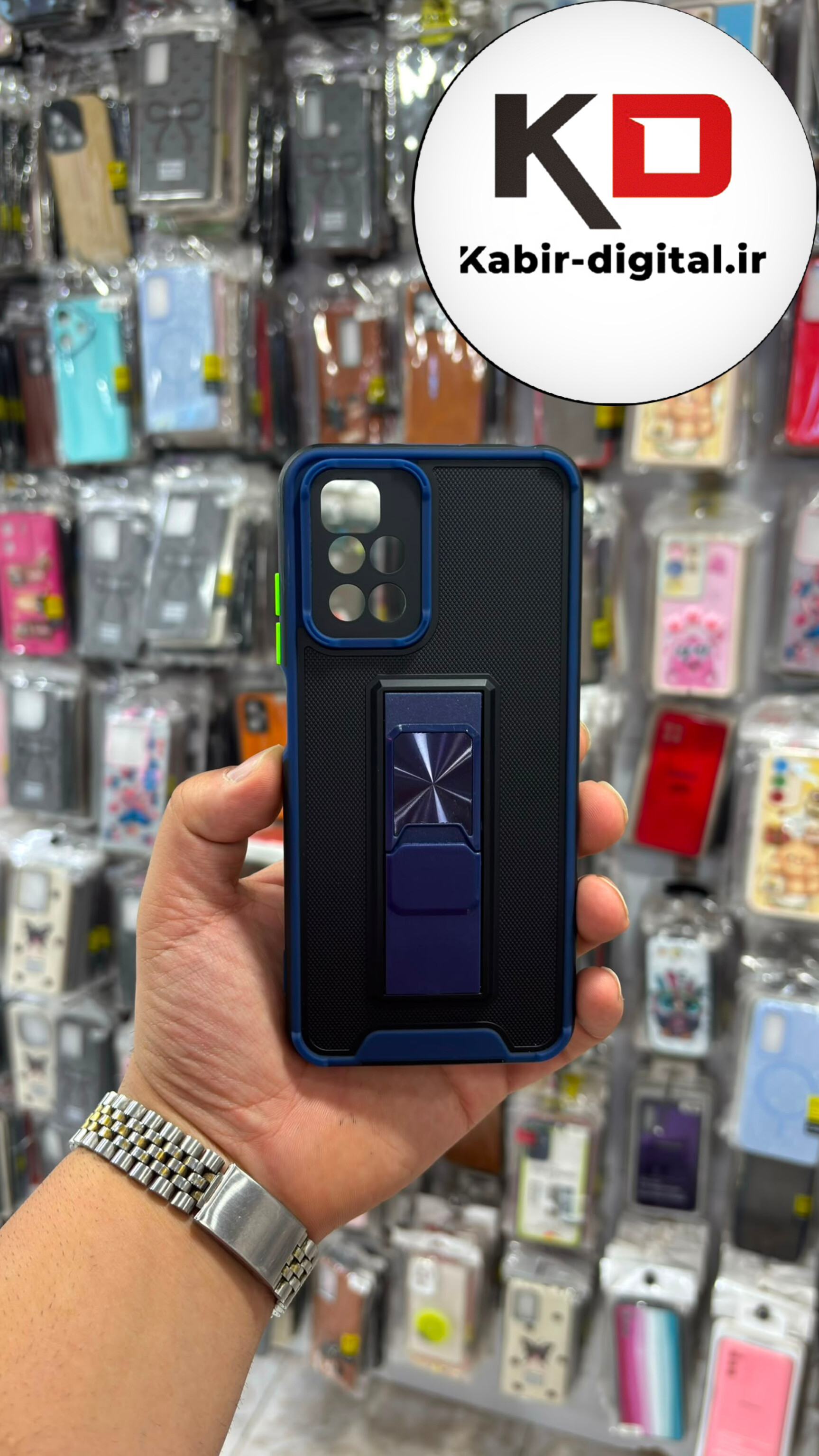 قاب گوشی Redmi Note 10 / Note 10 prime شیائومی ضد ضربه بتمن استندشو سوزنی محافظ لنزدار سرمه ایی